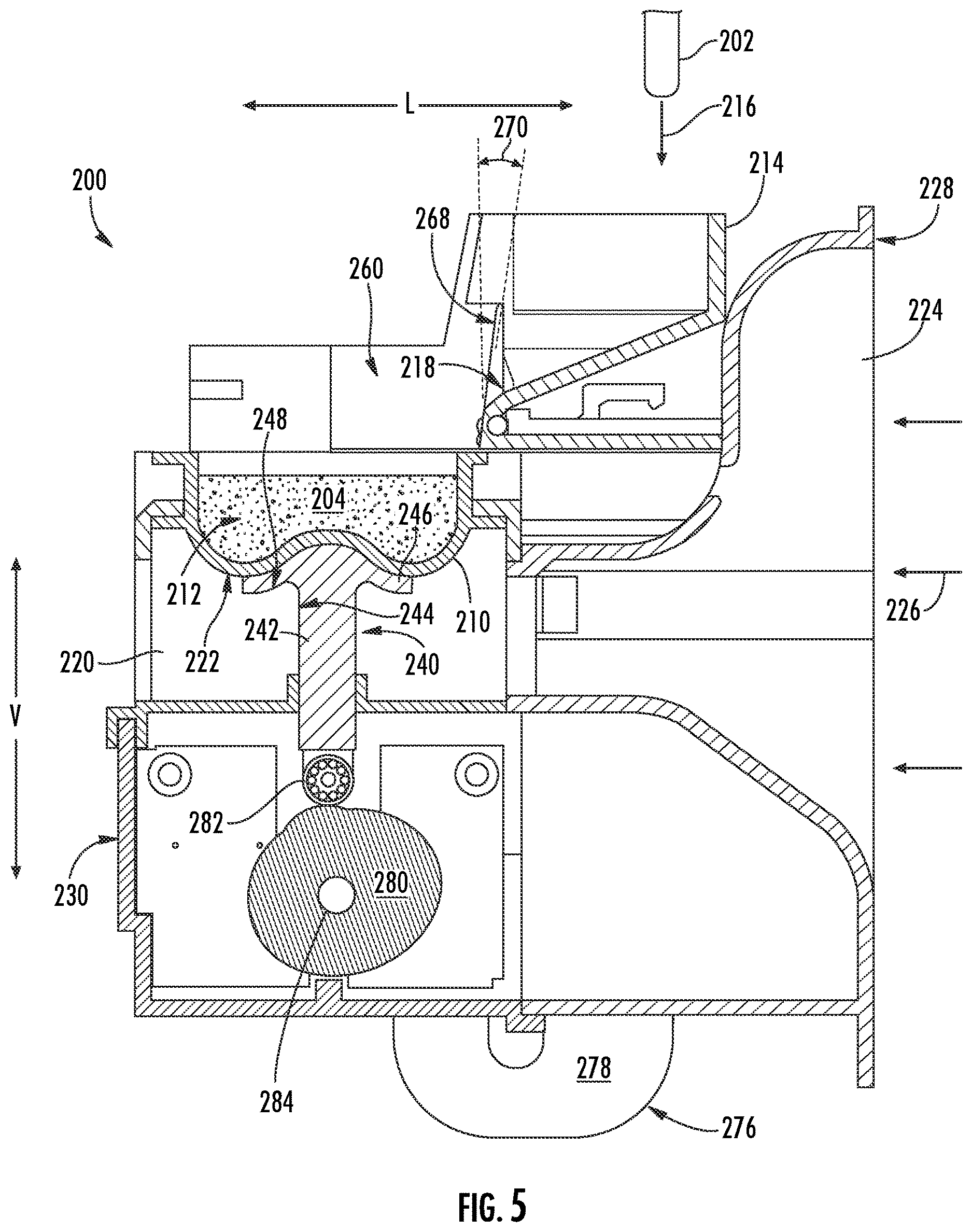 Patent US12618599 Figure 5 – Ice making assembly for a refrigerator appliance