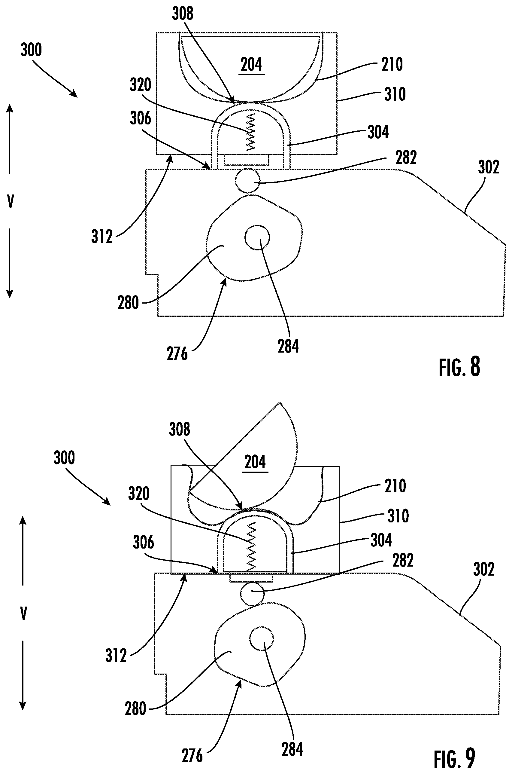 Patent US12618599 Figure 8 – Ice making assembly for a refrigerator appliance