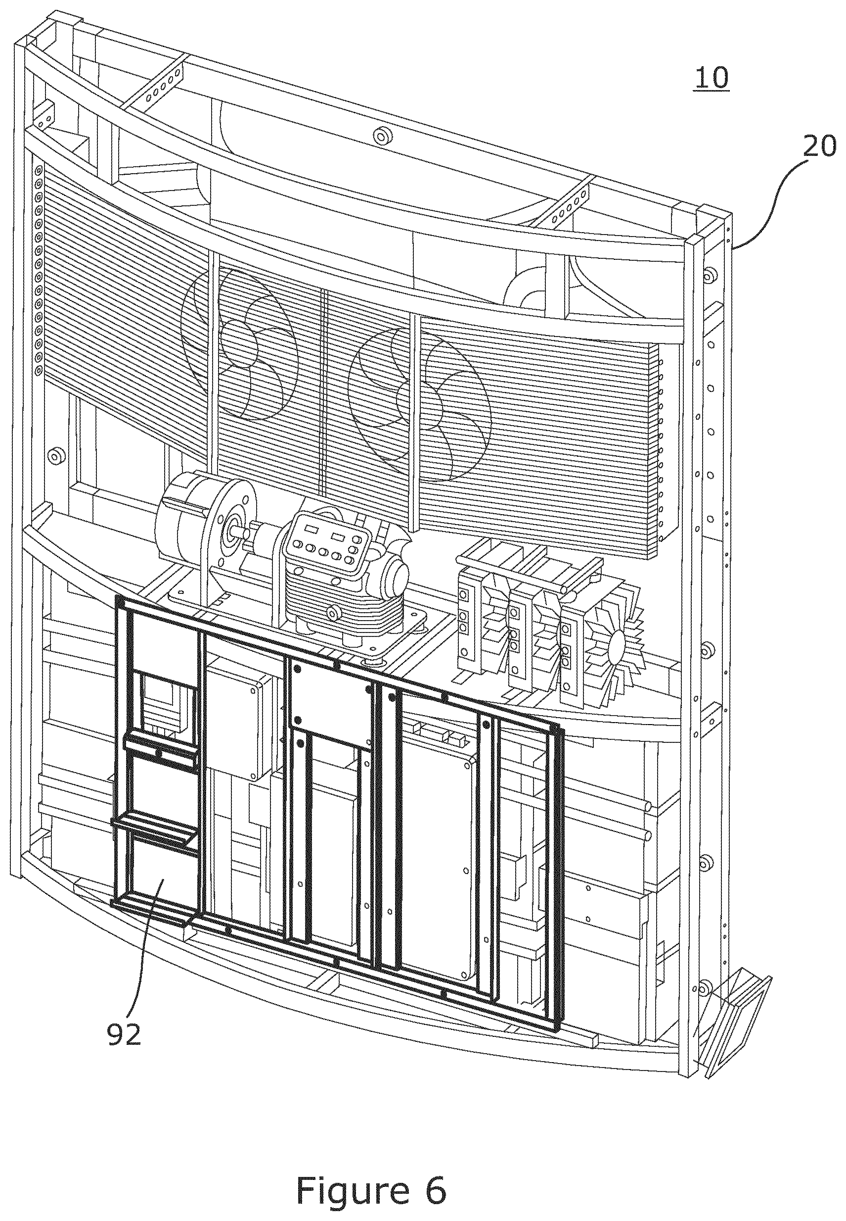 Patent US12618602 Figure 7 – Electrical transport refrigeration unit
