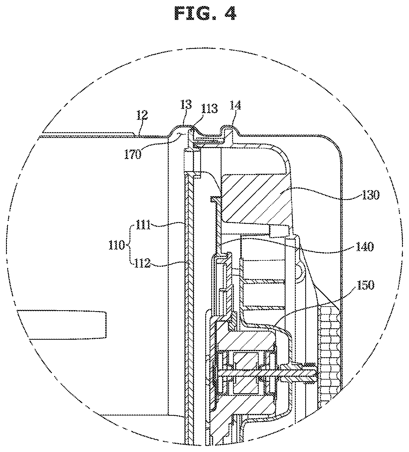 Patent US12618603 Figure 4 – Refrigerator