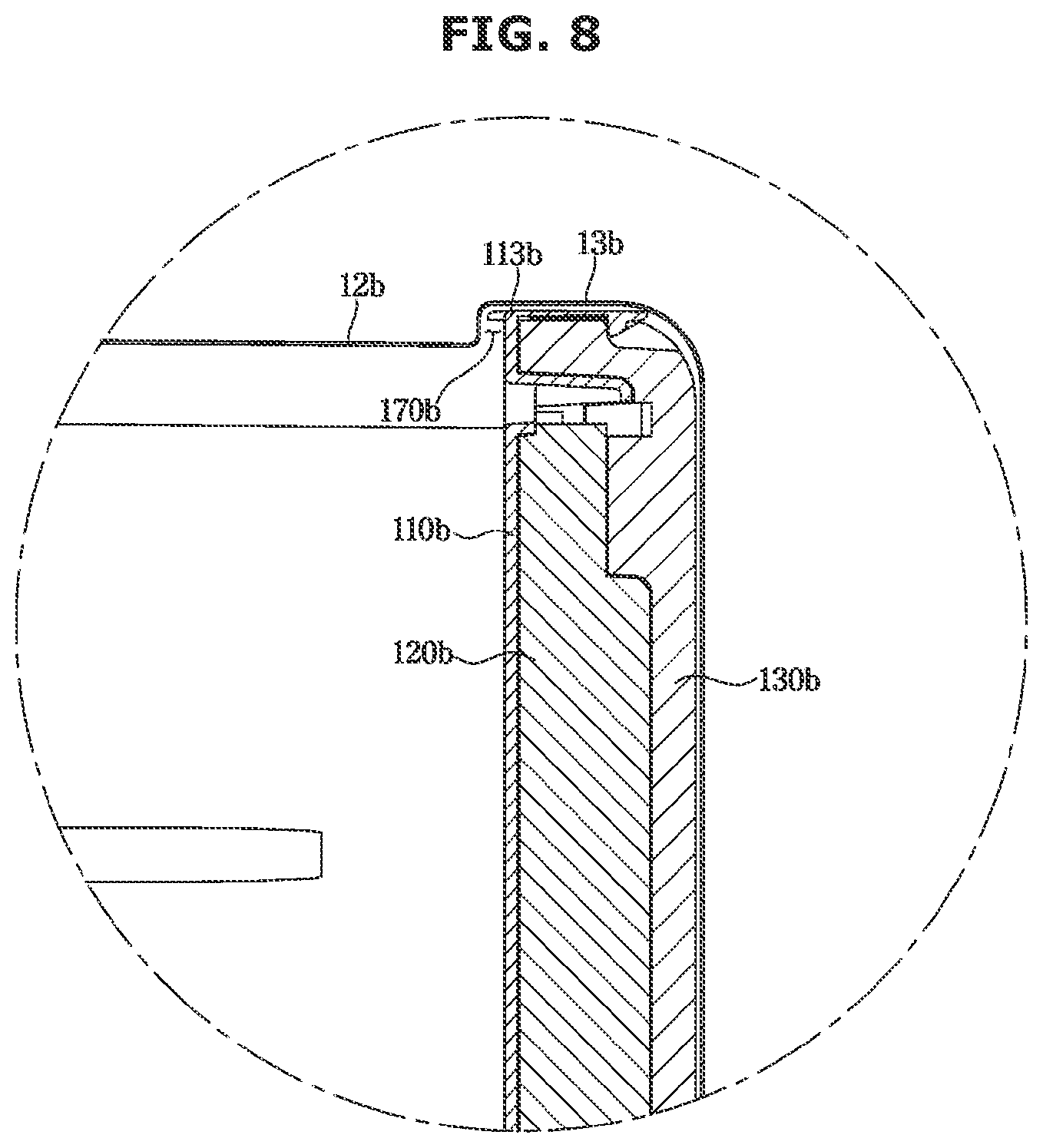 Patent US12618603 Figure 8 – Refrigerator