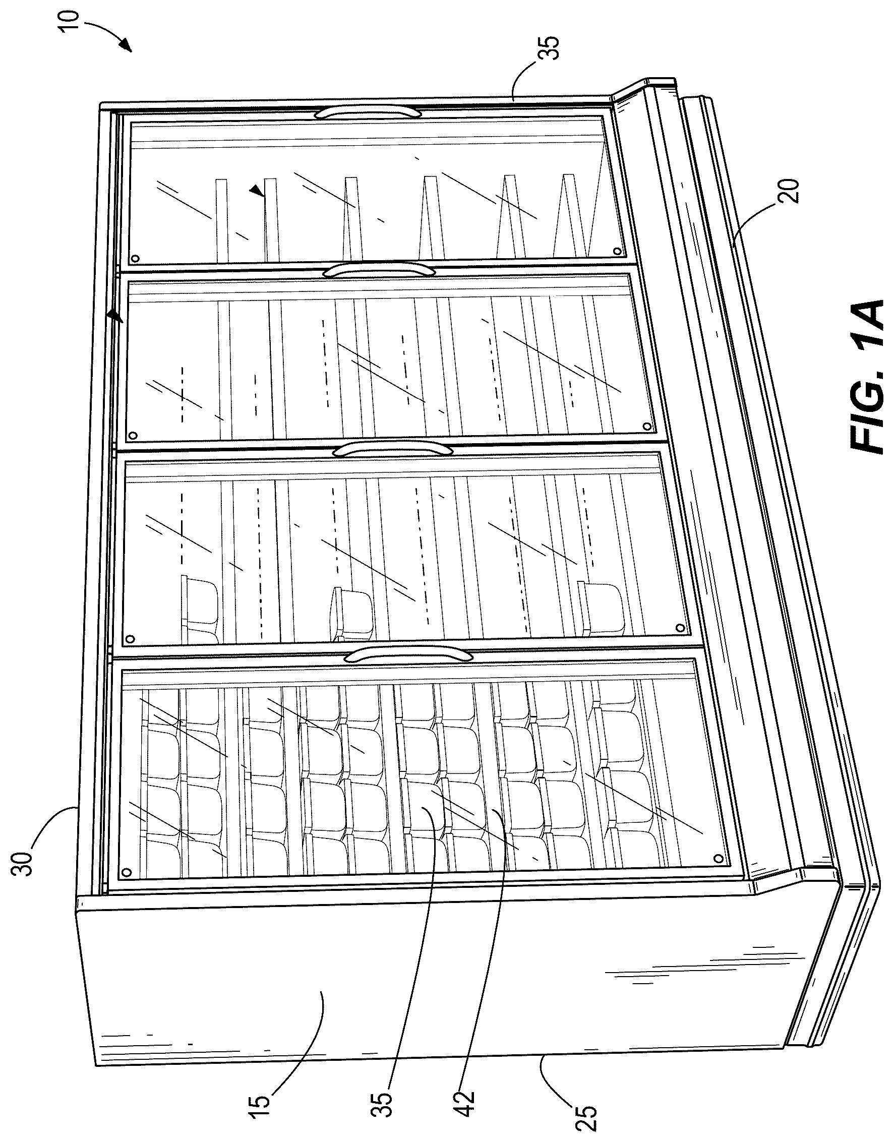Patent US12618605 Figure 1 – Refrigeration system with demand fluid defrost