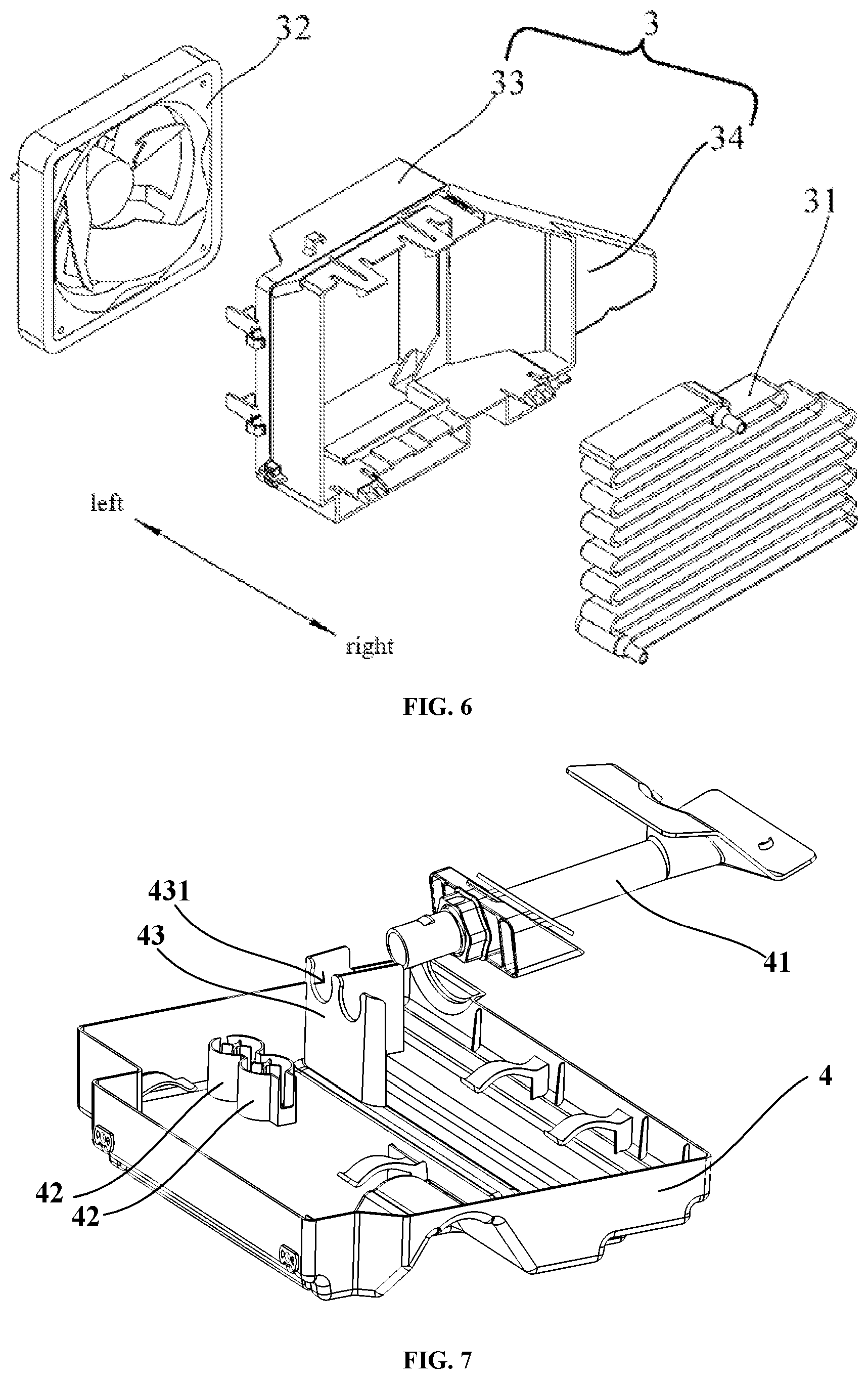 Patent US12618607 Figure 6 – Refrigerator having inclined drain pipe disposed at lower portion of refrigerator