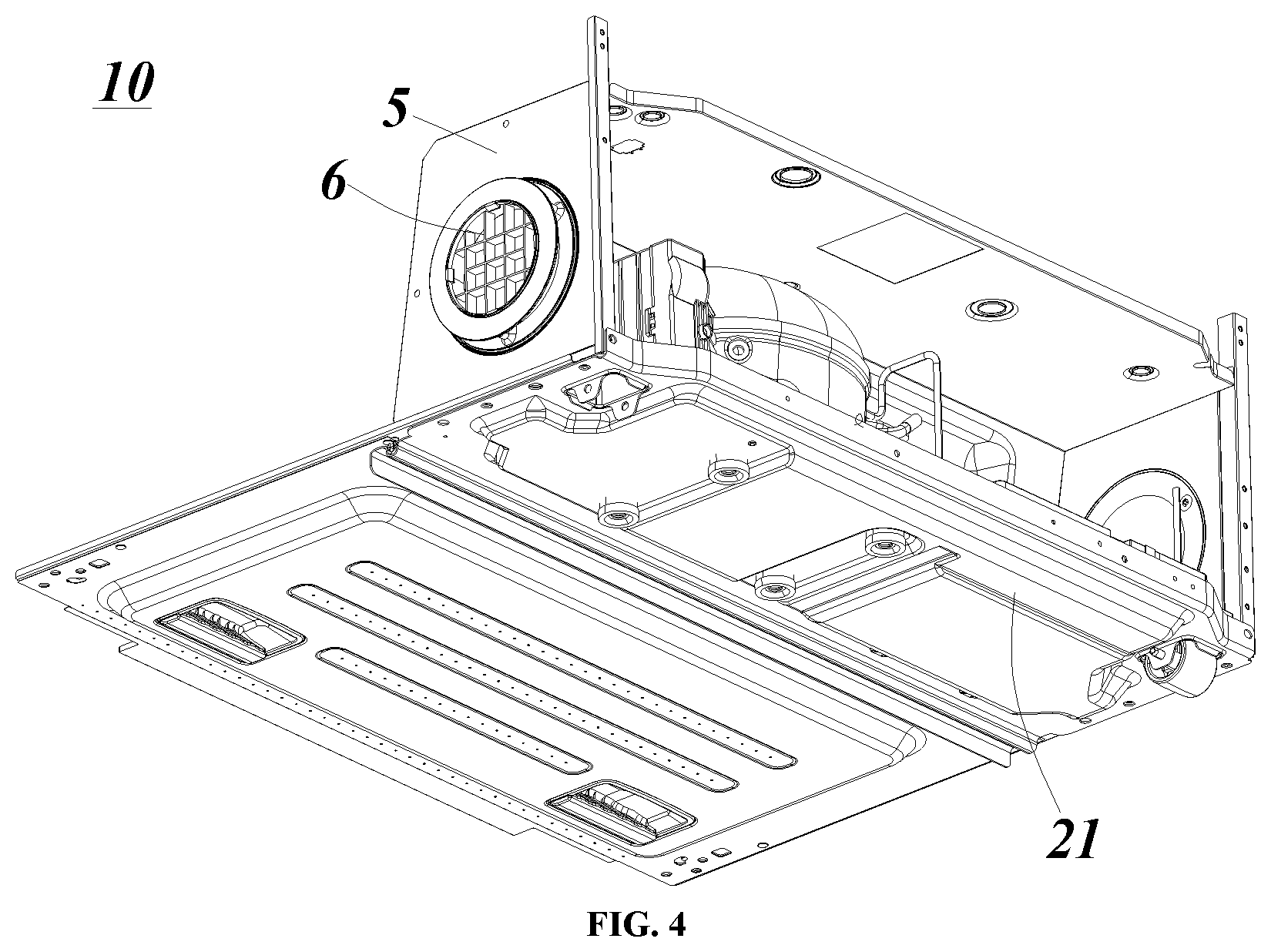 Patent US12618608 Figure 4 – Compressor bin and refrigeration apparatus having the same