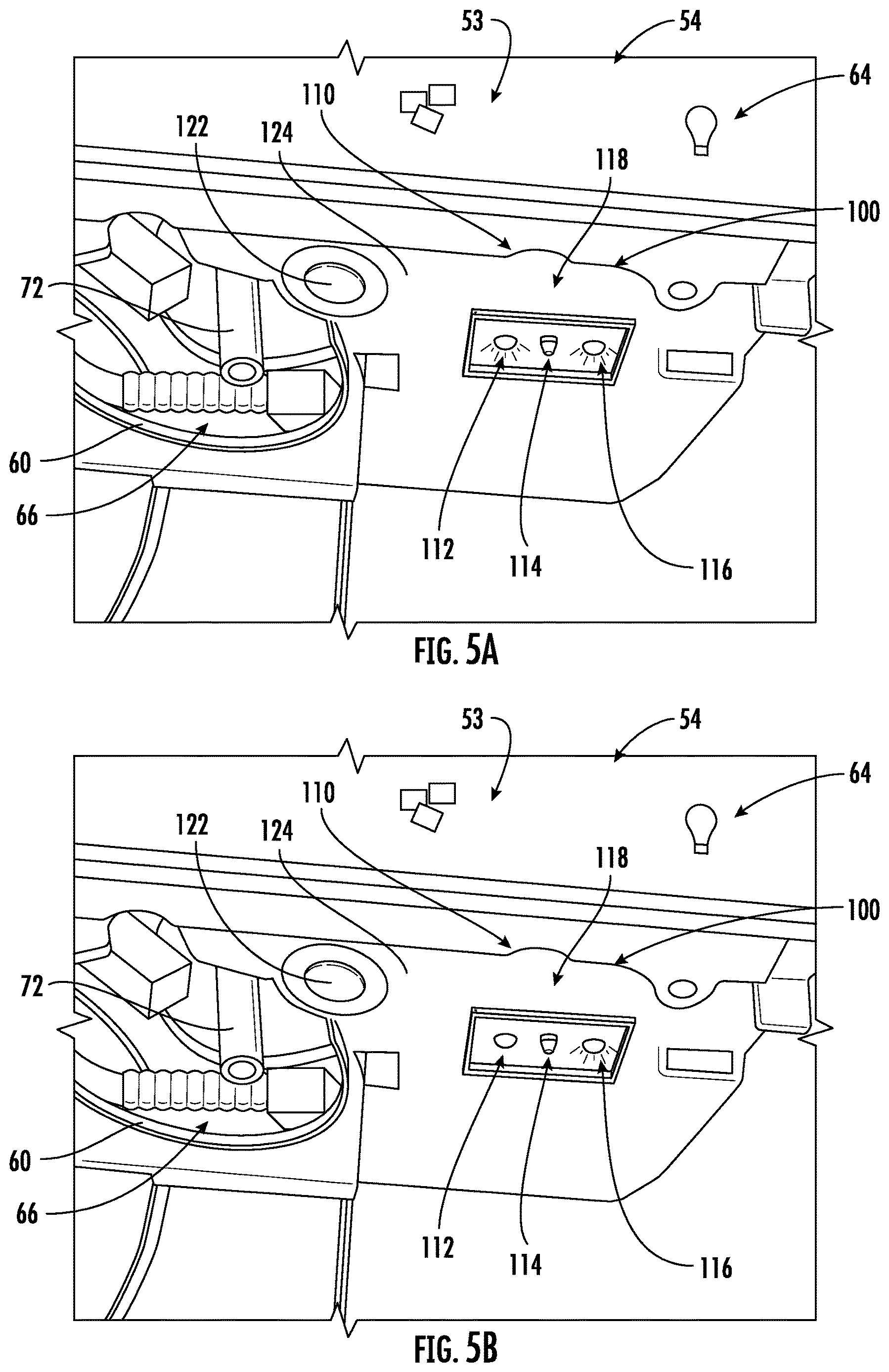Patent US12618611 Figure 5 – Refrigerator appliance and sound emitting device and method for operation