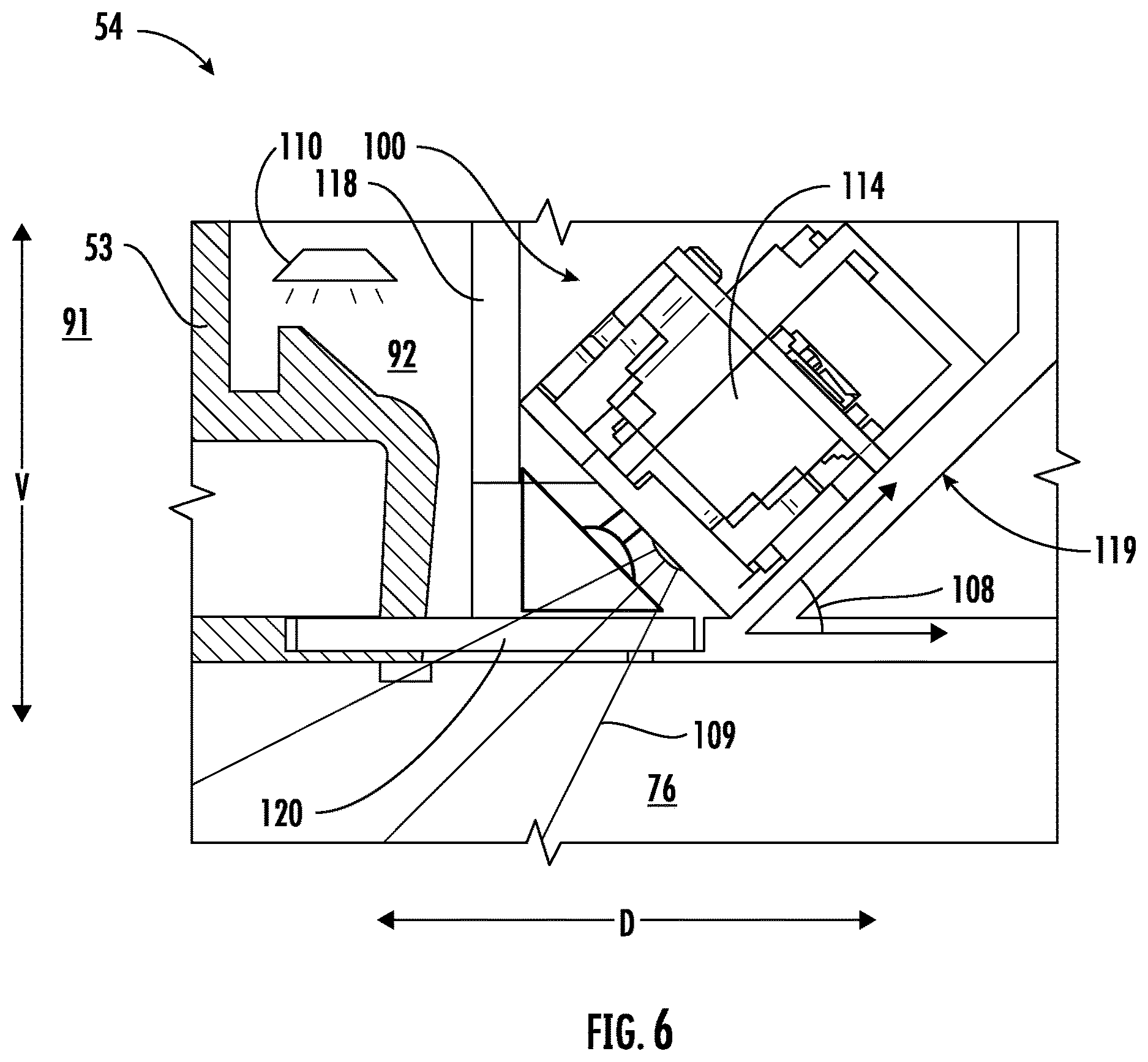Patent US12618611 Figure 6 – Refrigerator appliance and sound emitting device and method for operation