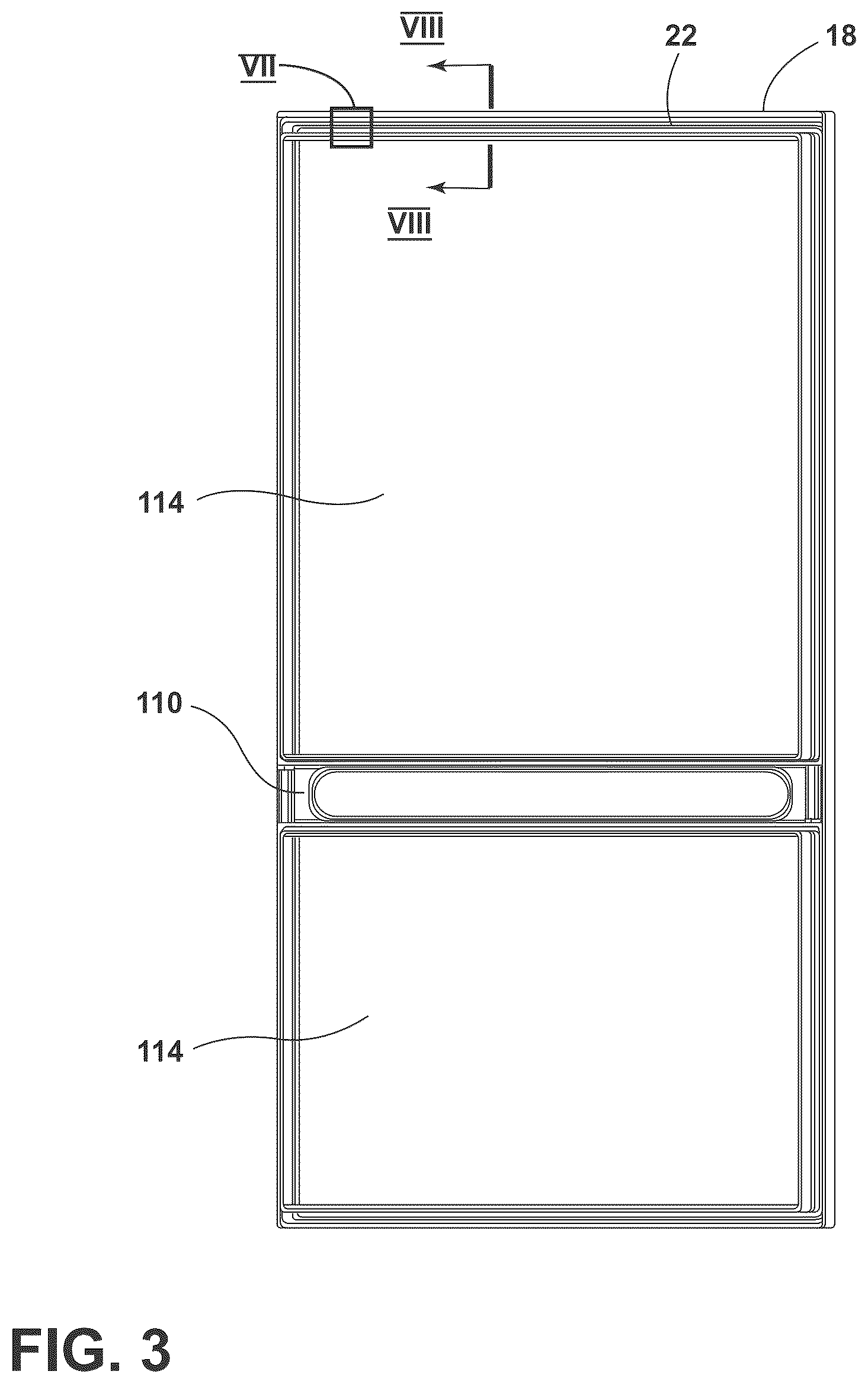 Patent US12618613 Figure 3 – Standoff feature for appliance
