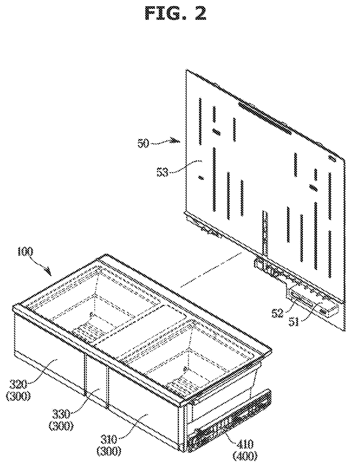 Patent US12618614 Figure 2 – Refrigerator