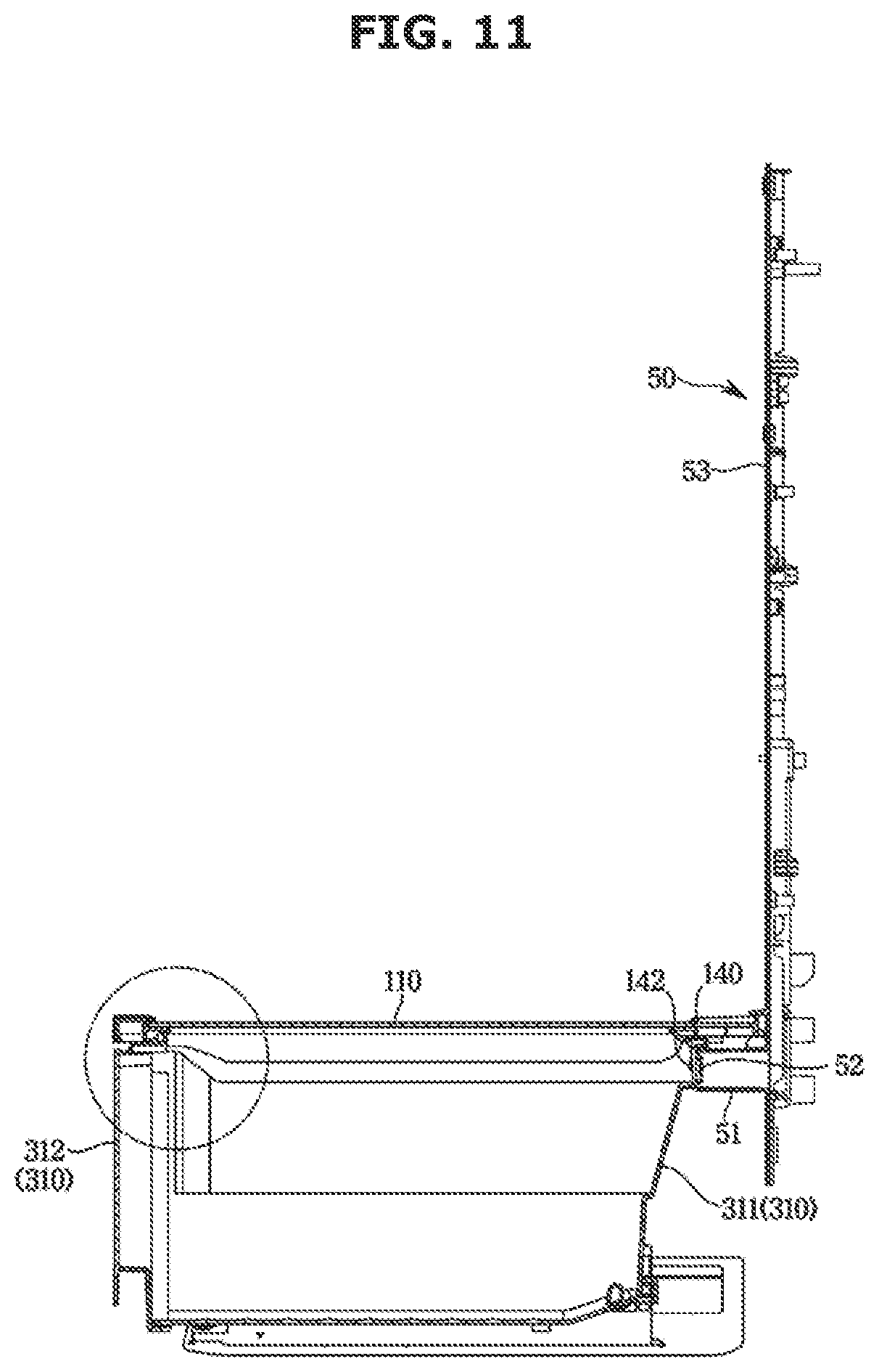 Patent US12618614 Figure 11 – Refrigerator