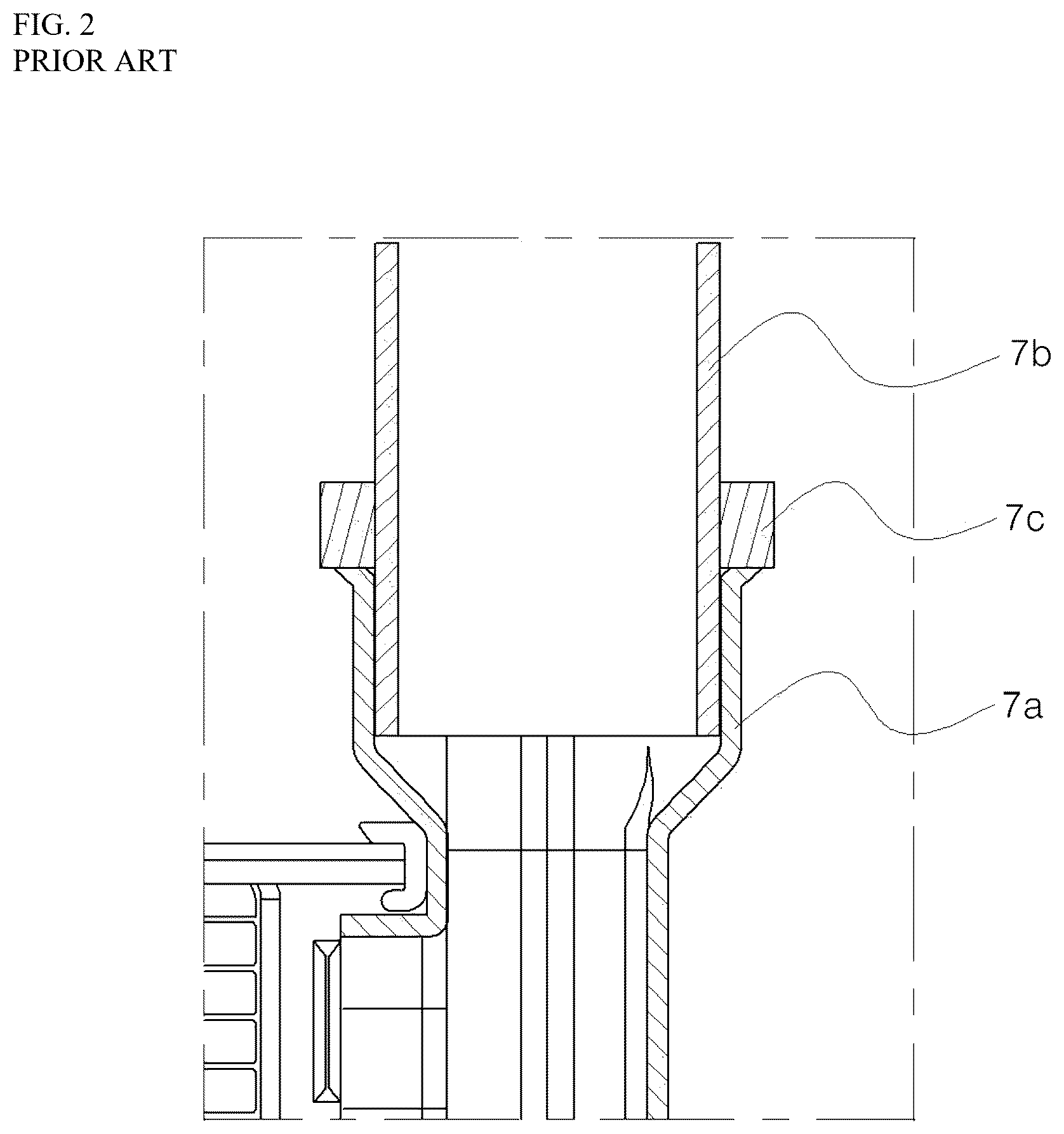 Patent US12618621 Figure 2 – Pipe connection assembly of heat exchanger