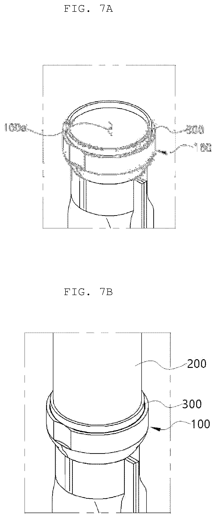 Patent US12618621 Figure 7 – Pipe connection assembly of heat exchanger