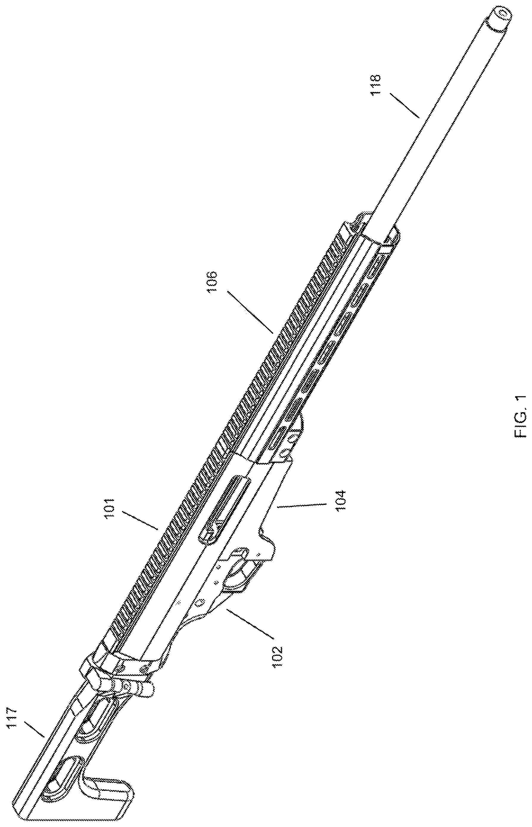 Patent US12618624 Figure 1 – Modular bolt action rifle