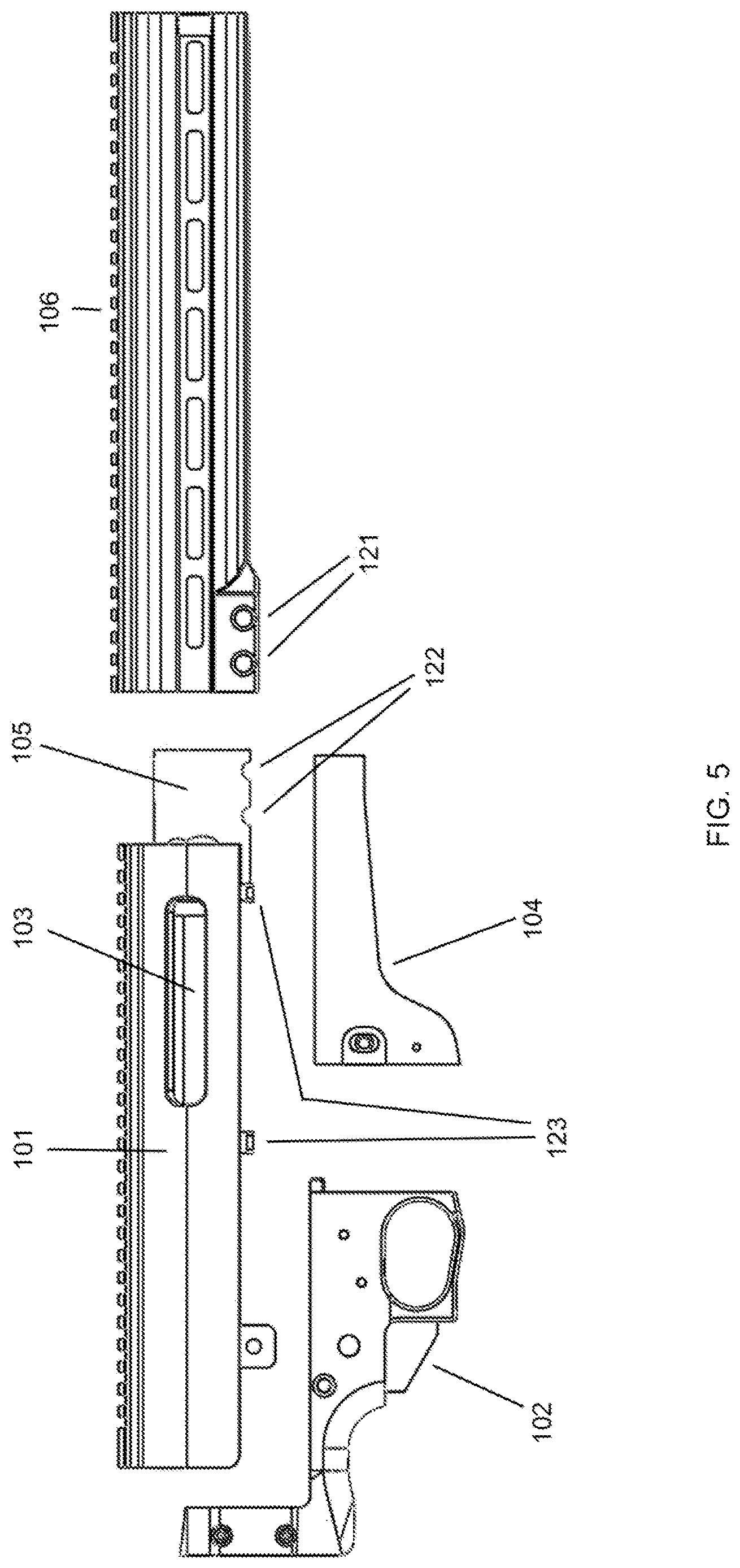 Patent US12618624 Figure 5 – Modular bolt action rifle