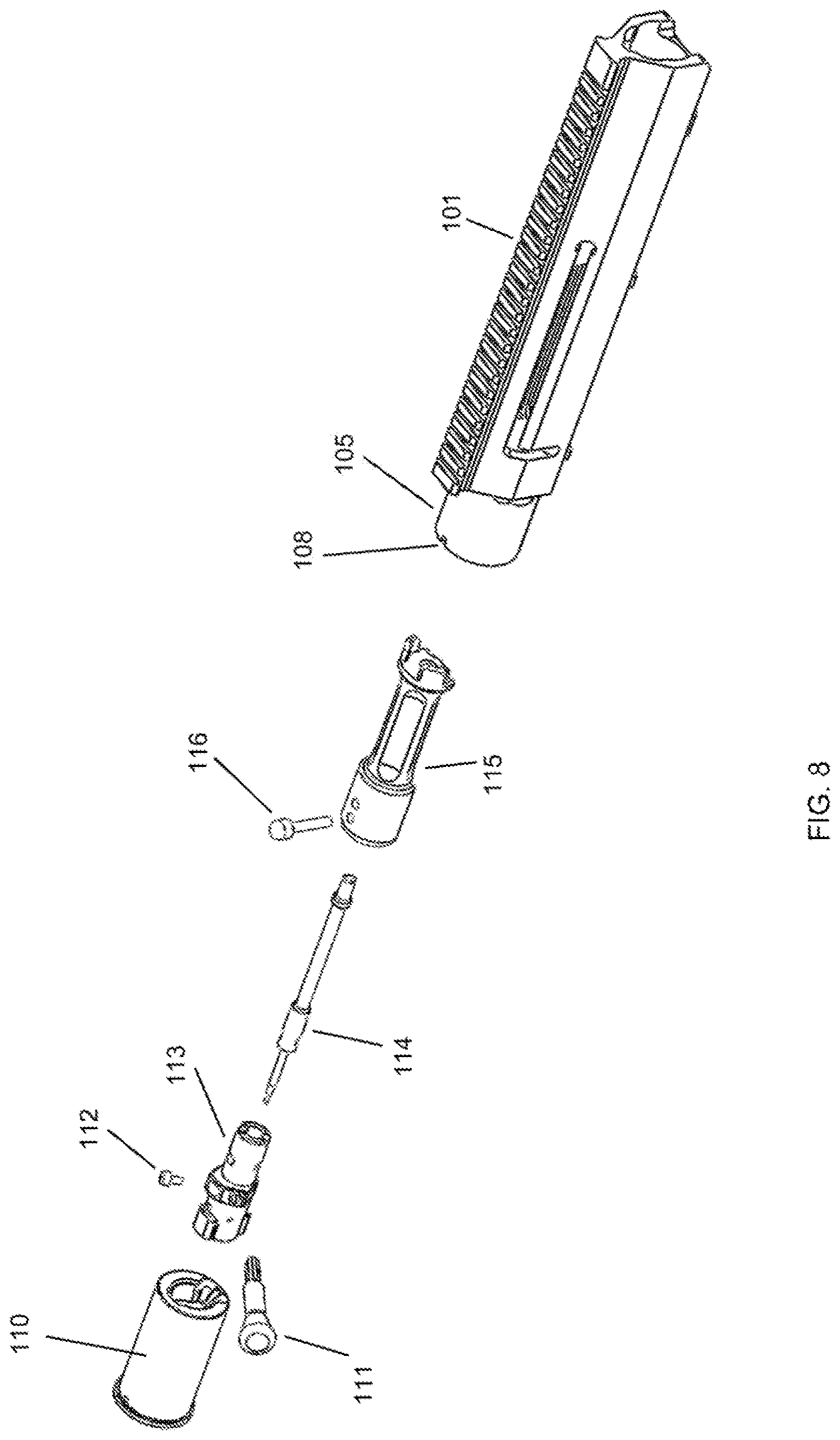 Patent US12618624 Figure 8 – Modular bolt action rifle