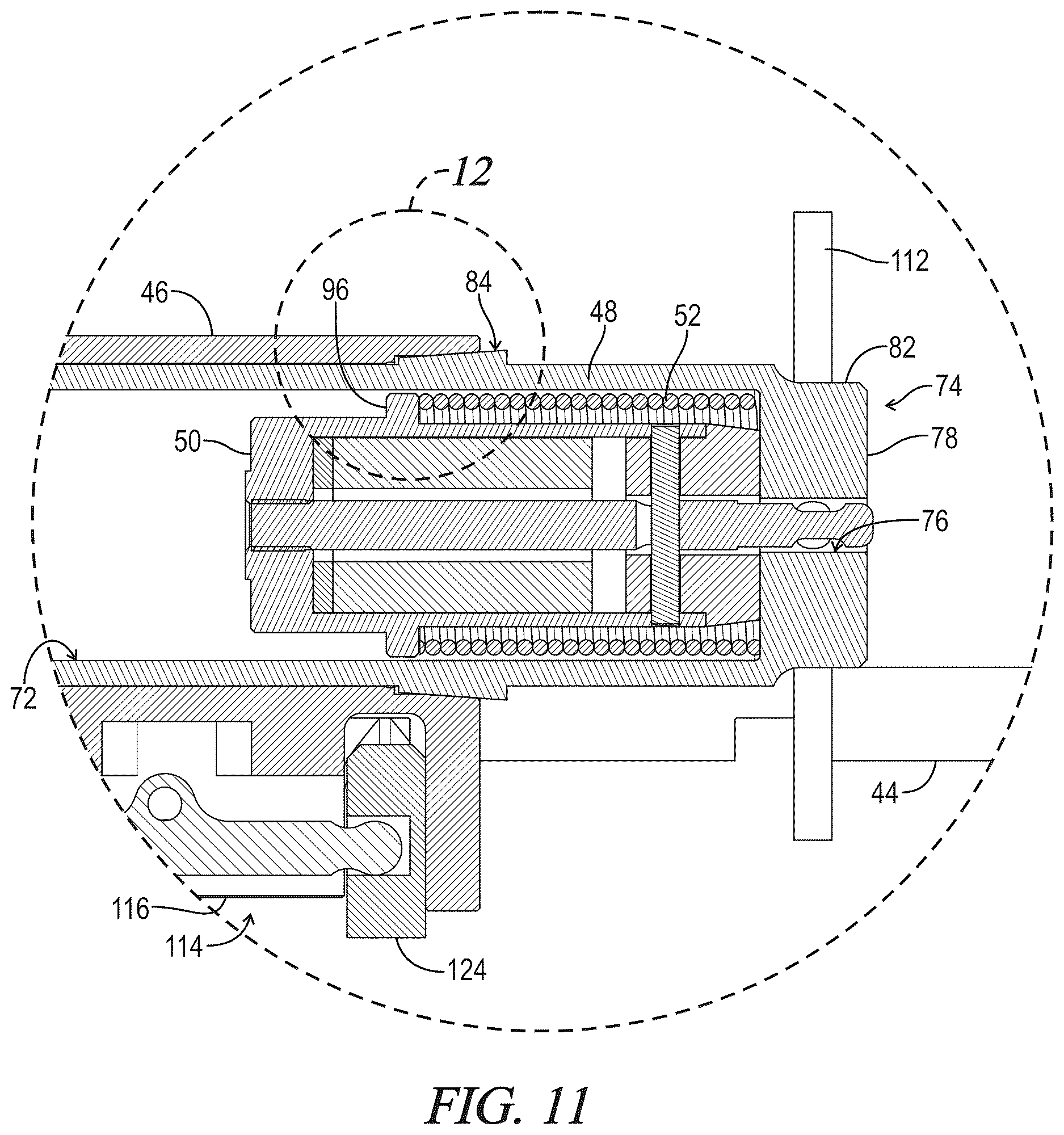 Patent US12618625 Figure 9 – Compact stock for AR-style firearms