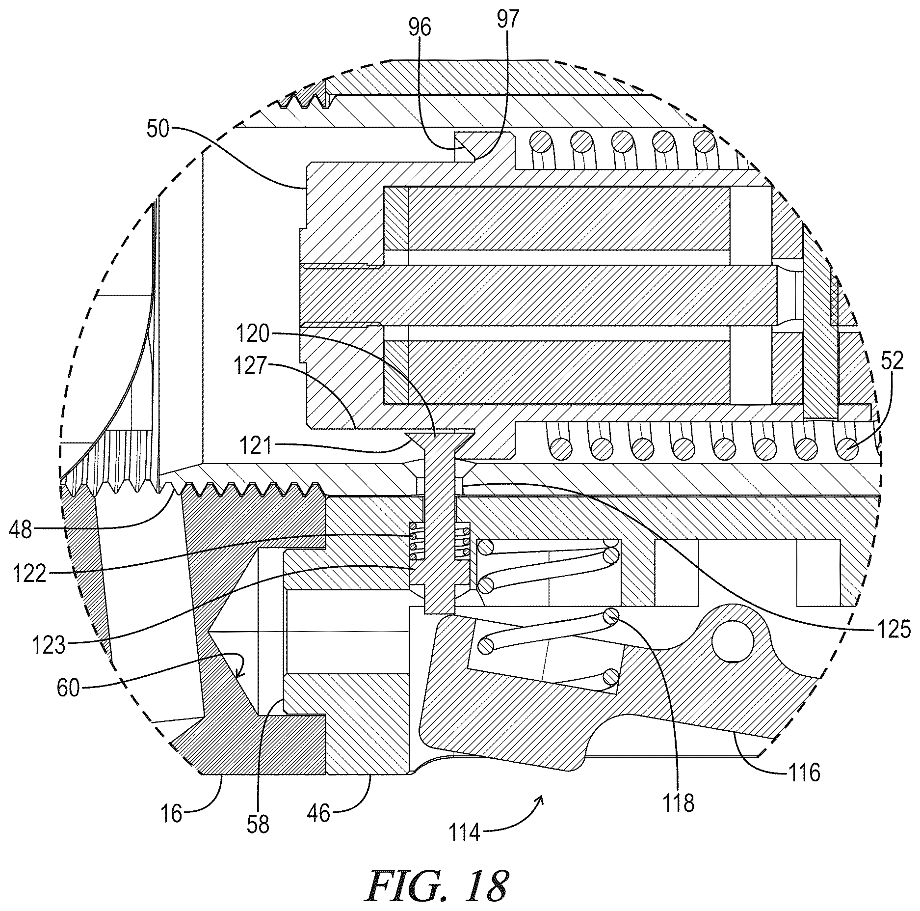 Patent US12618625 Figure 14 – Compact stock for AR-style firearms
