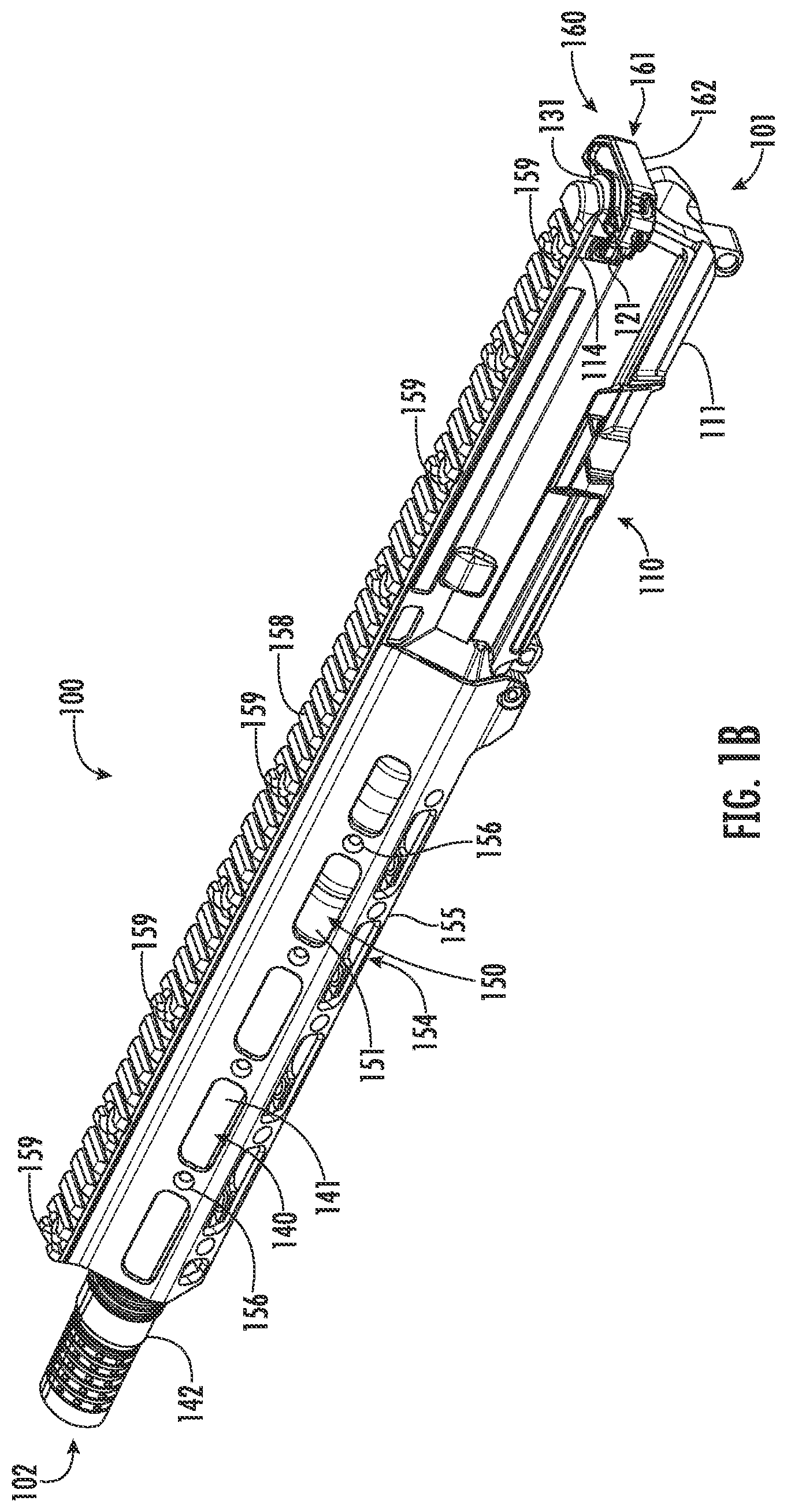 Patent US12618626 Figure 2 – Charging handle and upper receiver assembly for a firearm