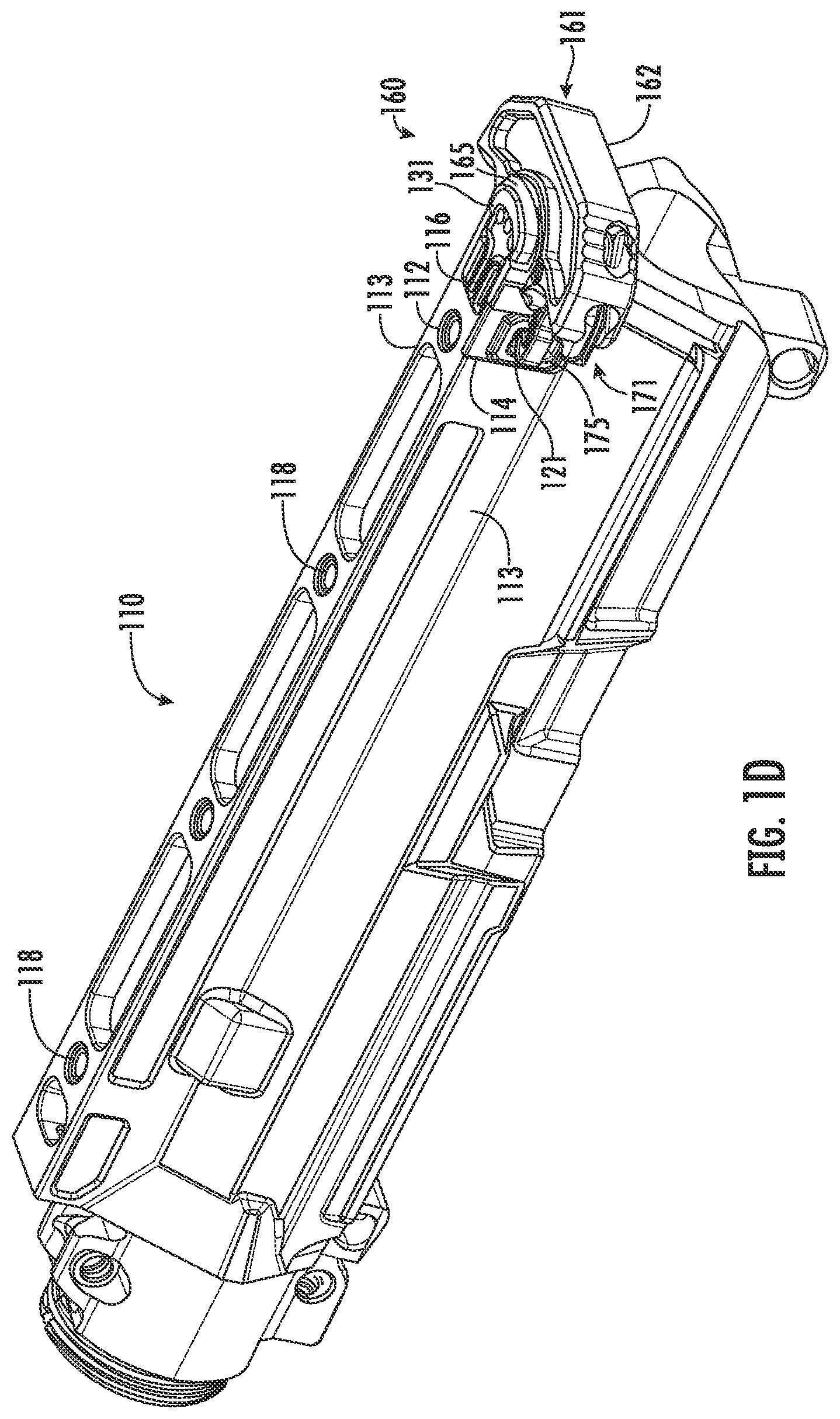Patent US12618626 Figure 4 – Charging handle and upper receiver assembly for a firearm
