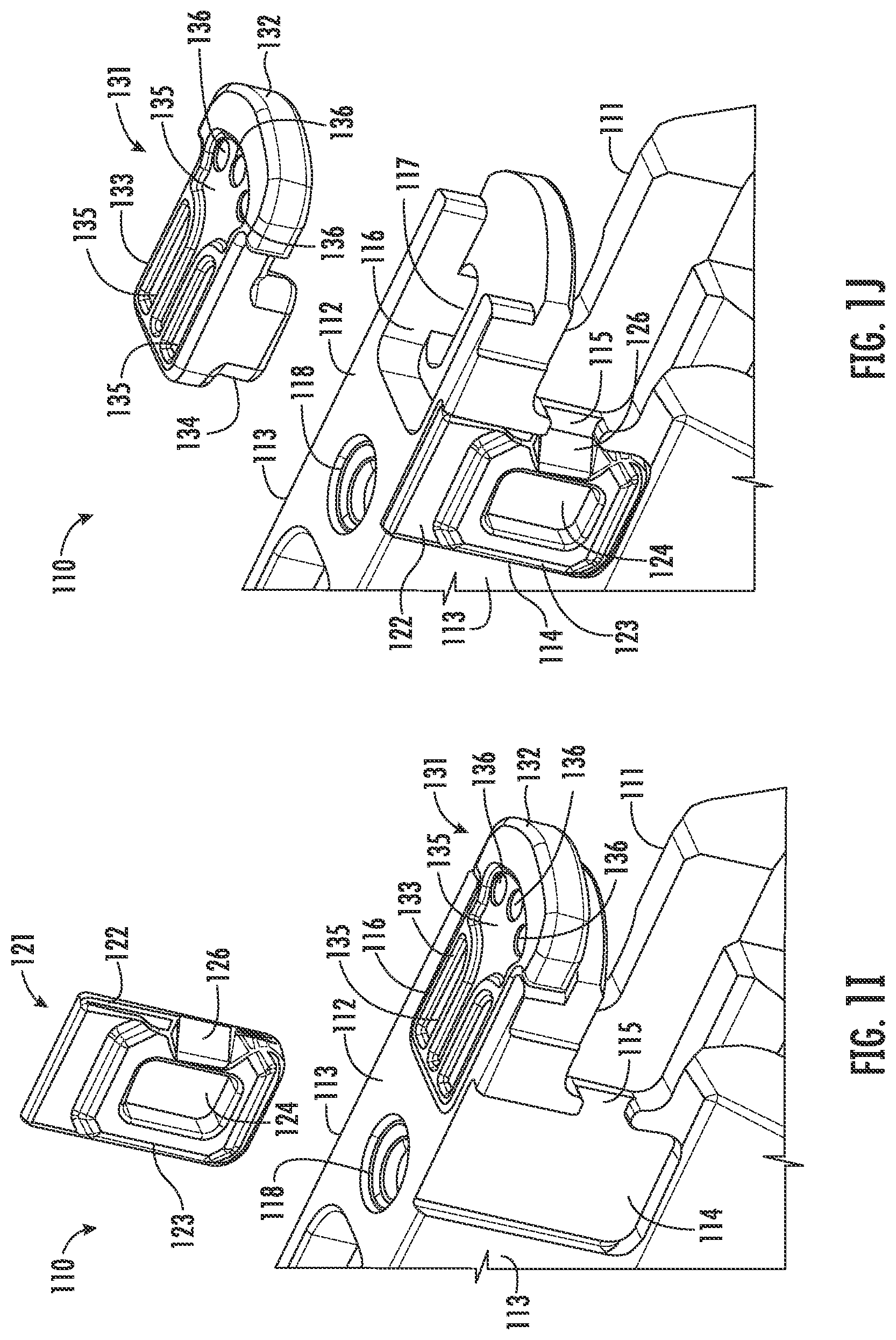 Patent US12618626 Figure 9 – Charging handle and upper receiver assembly for a firearm