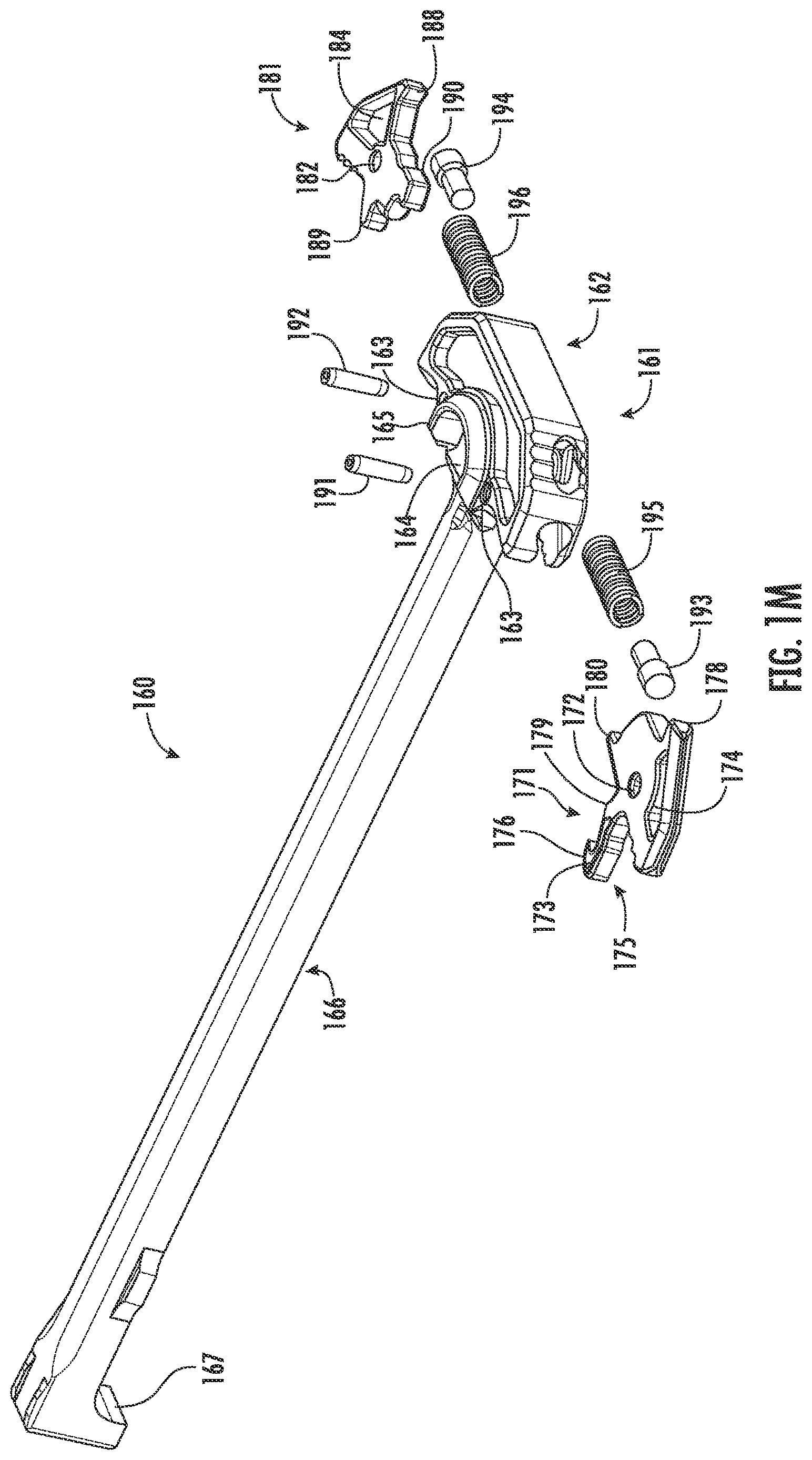 Patent US12618626 Figure 12 – Charging handle and upper receiver assembly for a firearm
