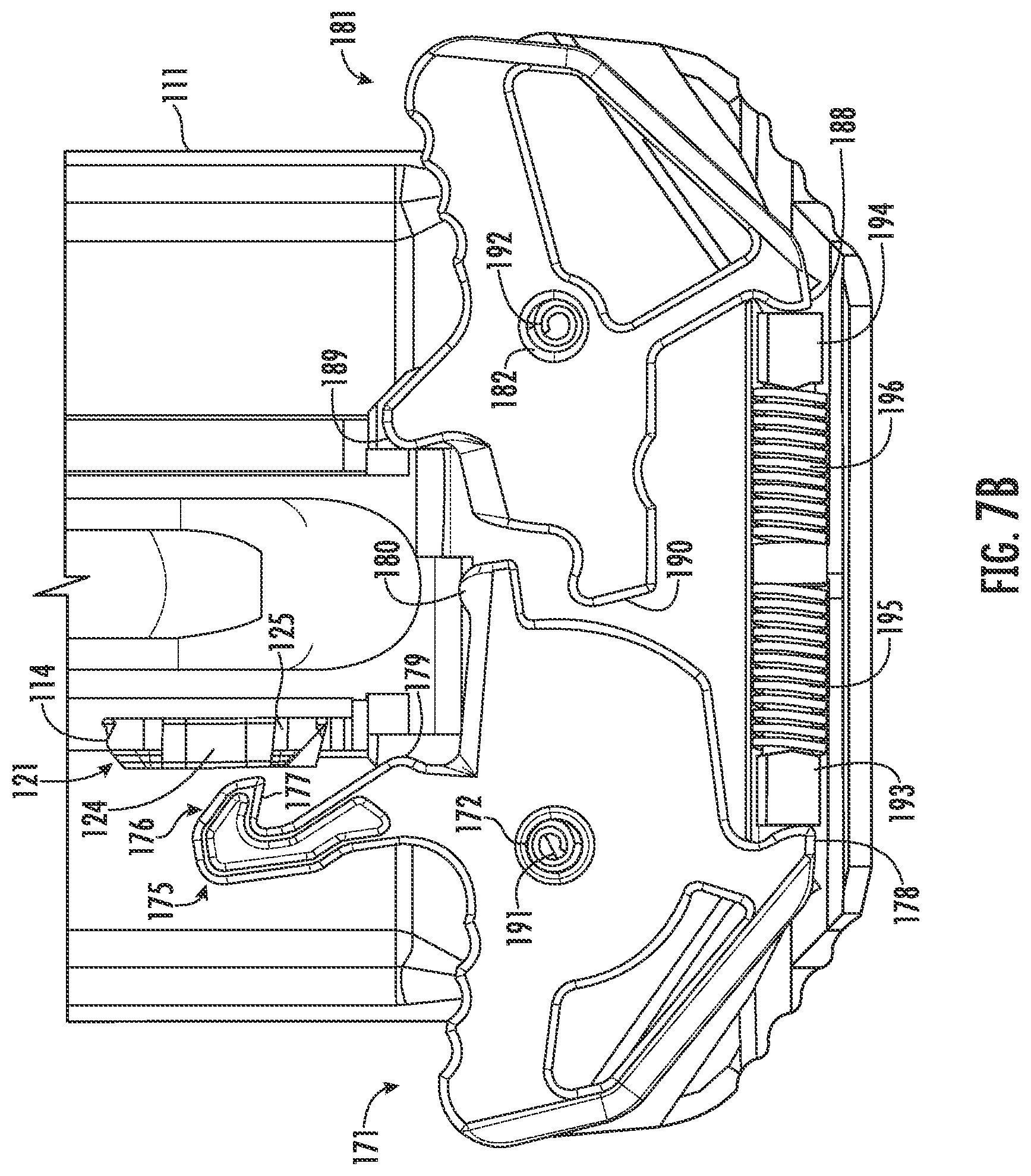 Patent US12618626 Figure 19 – Charging handle and upper receiver assembly for a firearm