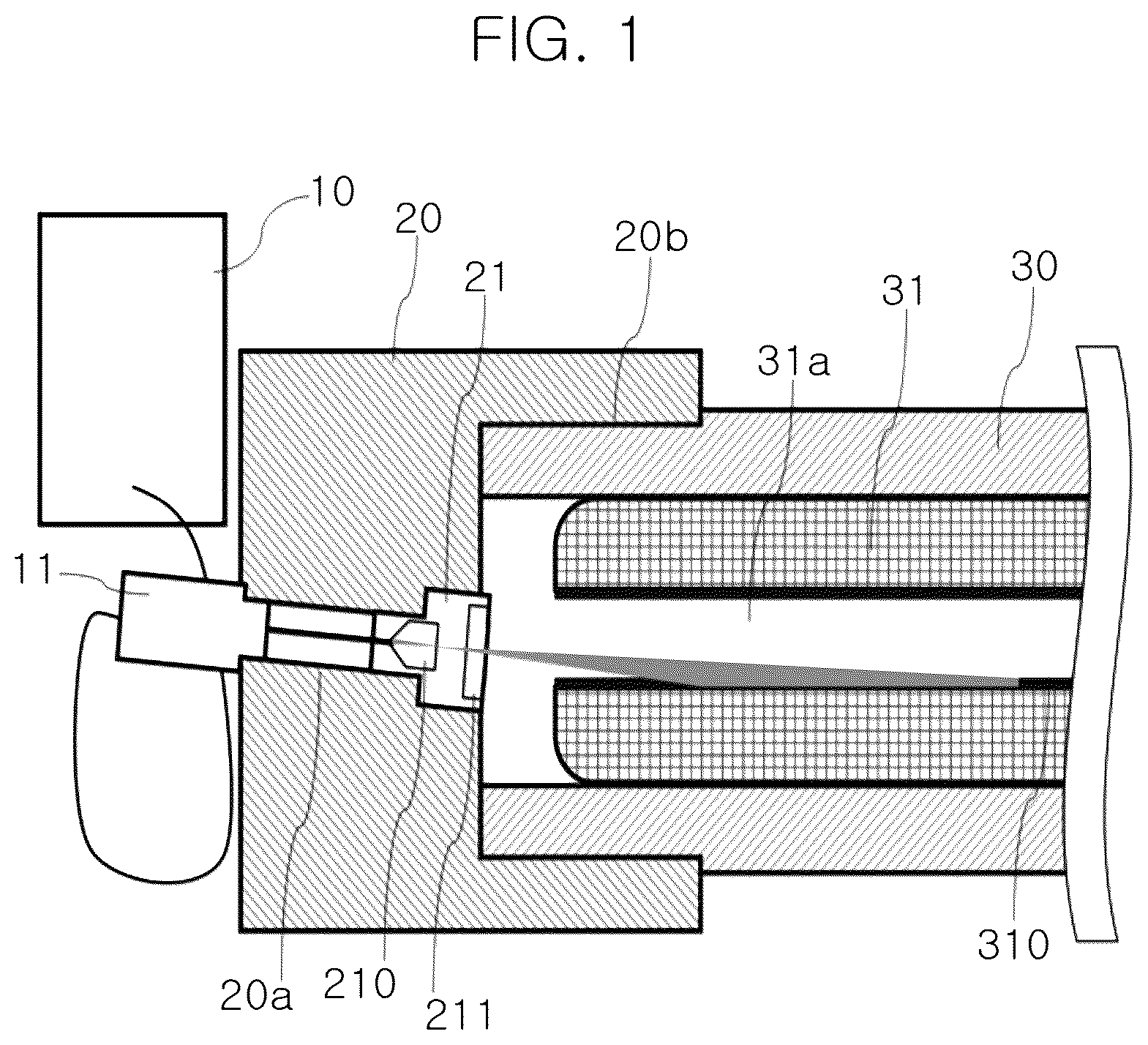 Patent US12618627 Figure 1 – Laser ignition system for large-caliber artillery