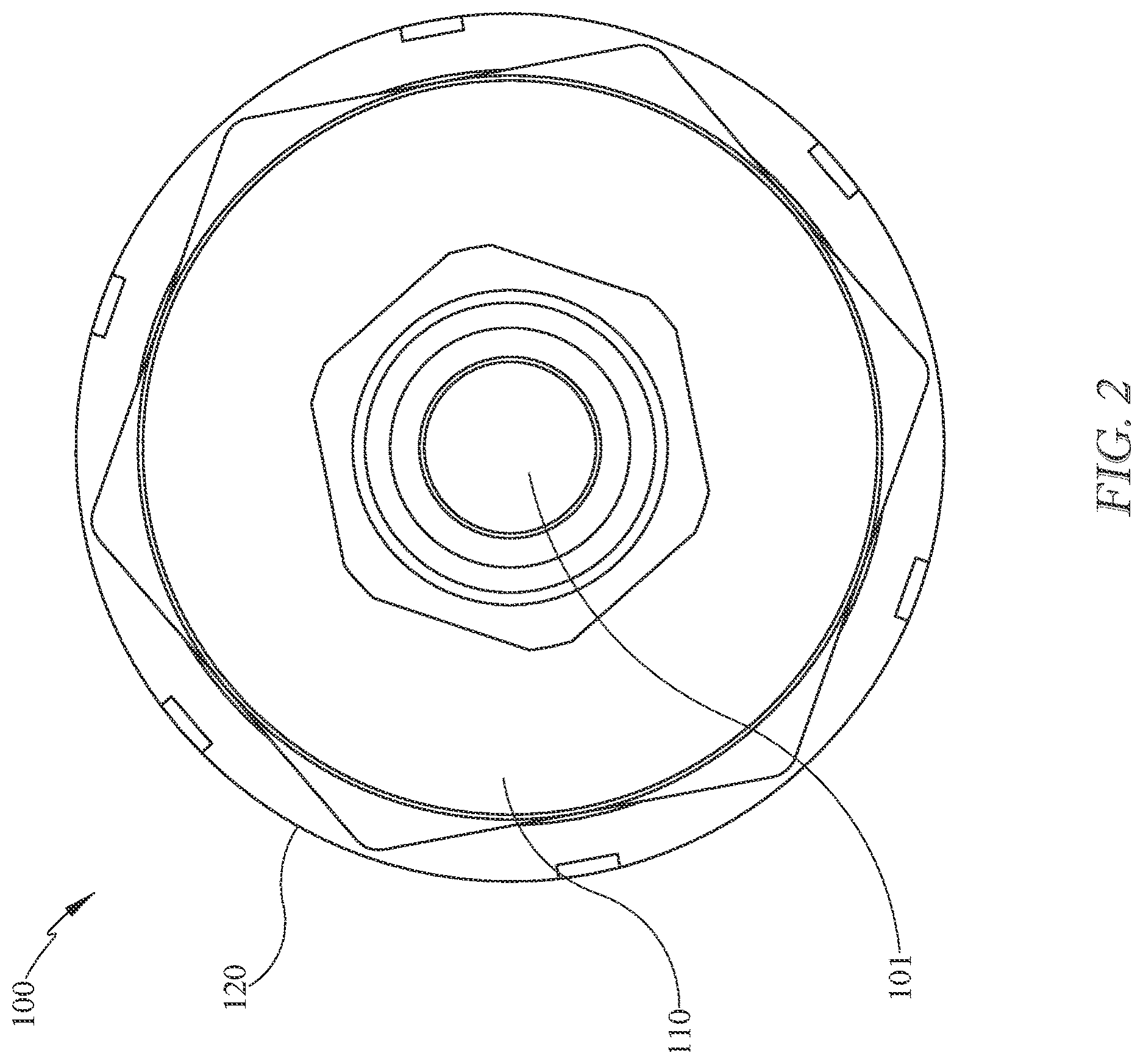 Patent US12618630 Figure 2 – Modular firearm suppressor