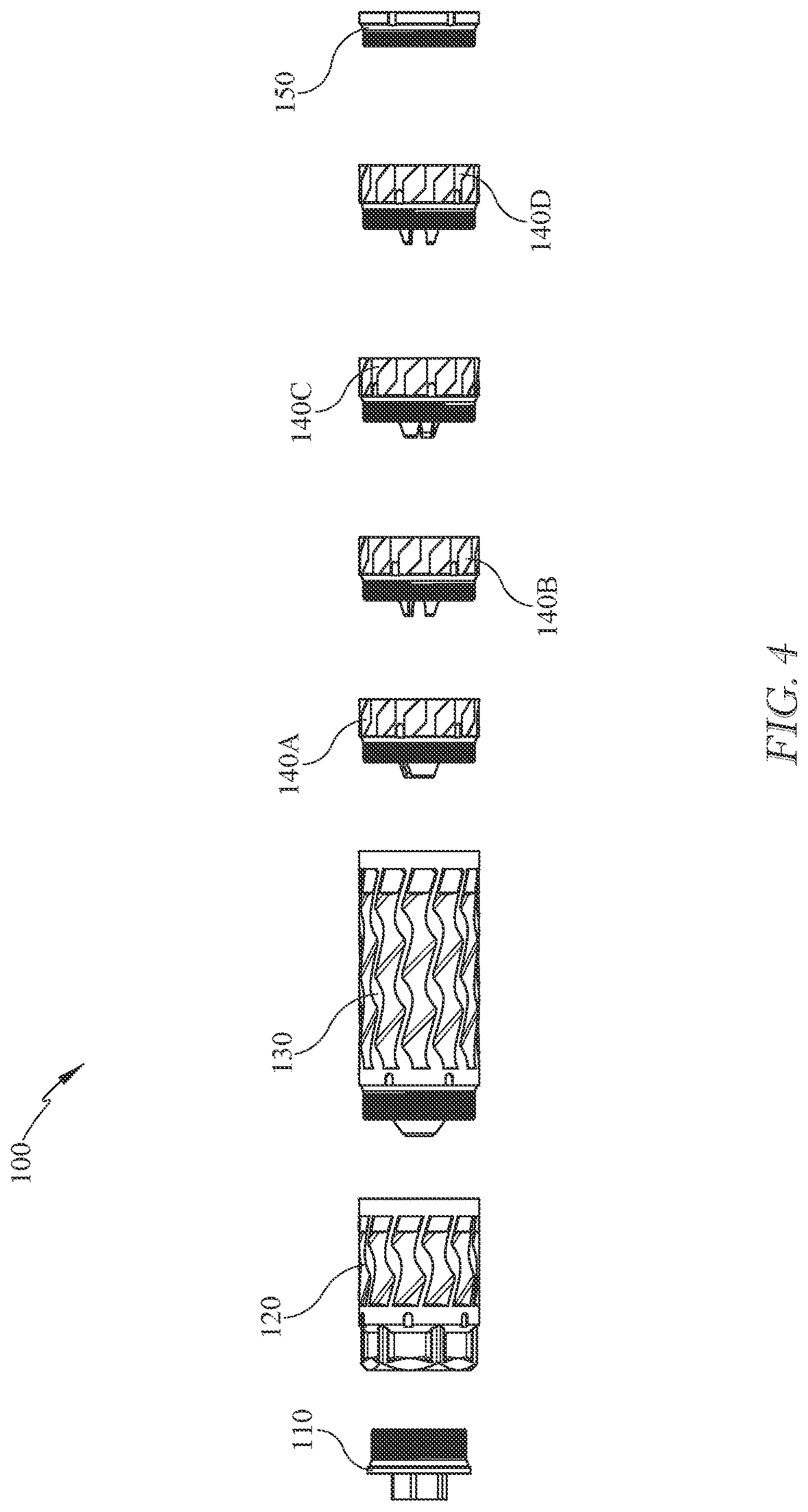 Patent US12618630 Figure 4 – Modular firearm suppressor