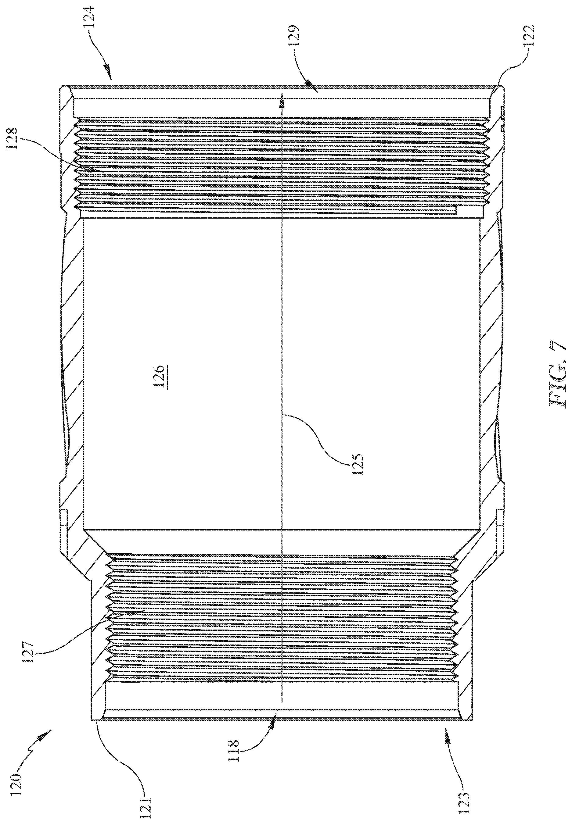 Patent US12618630 Figure 7 – Modular firearm suppressor