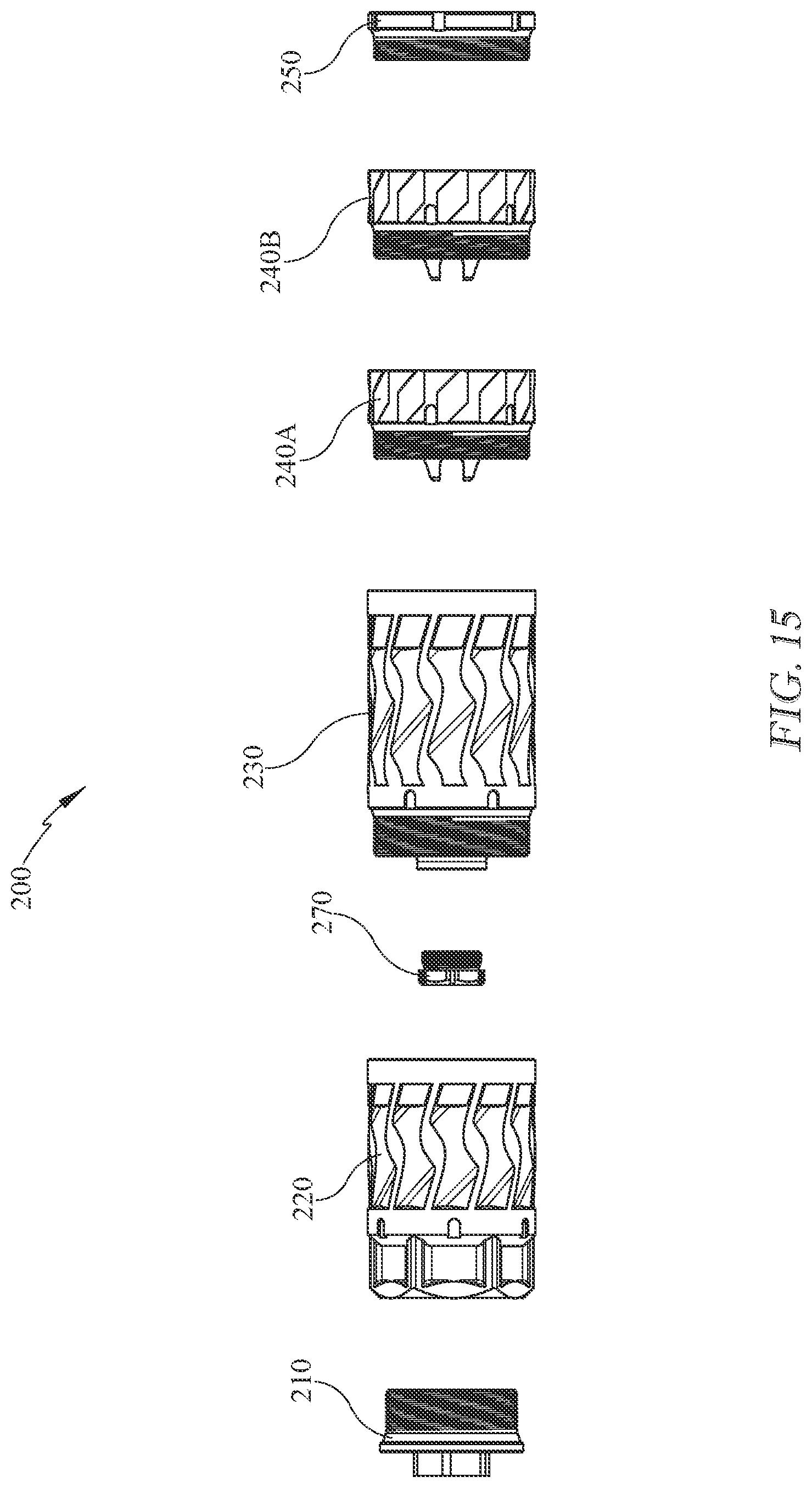 Patent US12618630 Figure 15 – Modular firearm suppressor