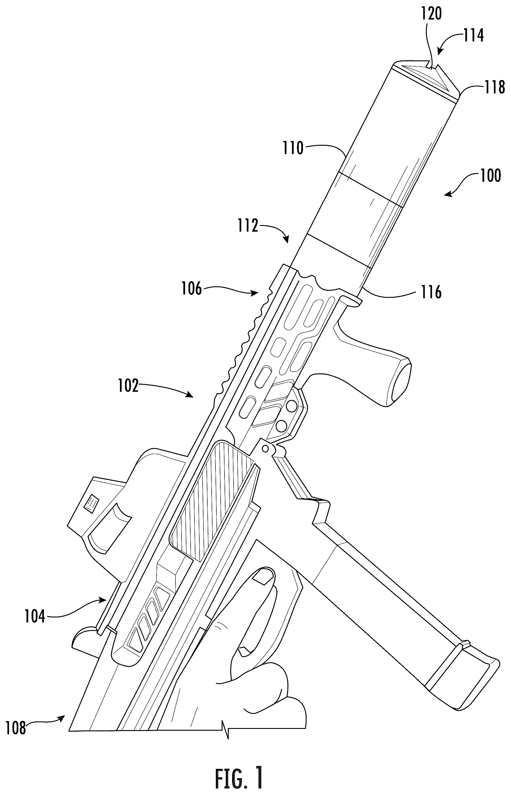 Patent US12618631 — Suppressor — Figure 1