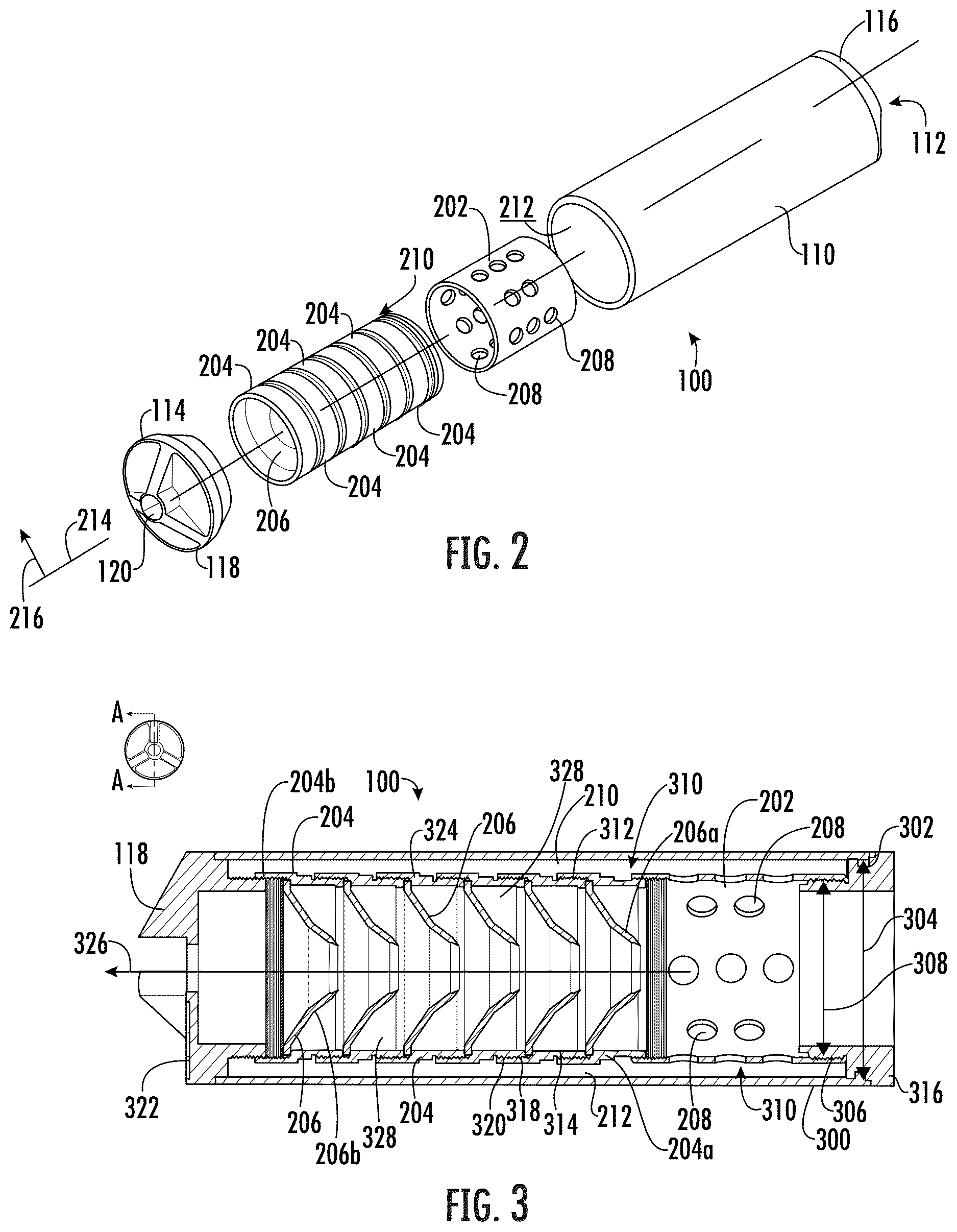 Patent US12618631 Figure 2 – Suppressor