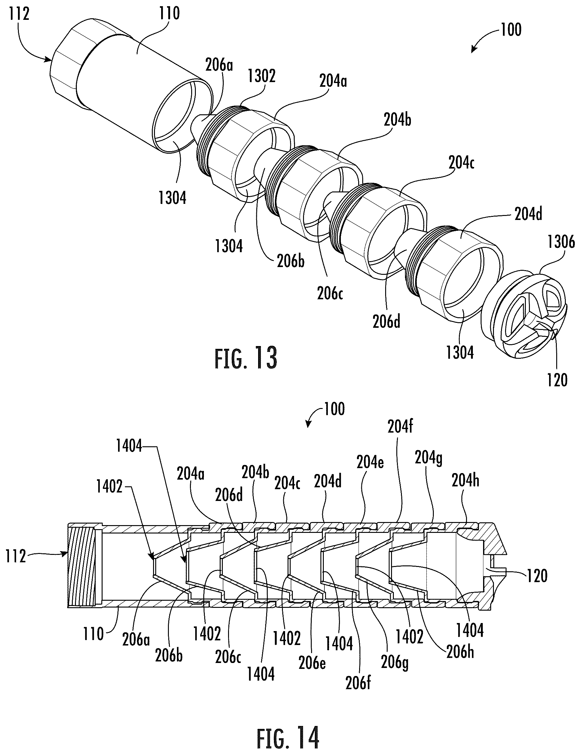 Patent US12618631 Figure 7 – Suppressor
