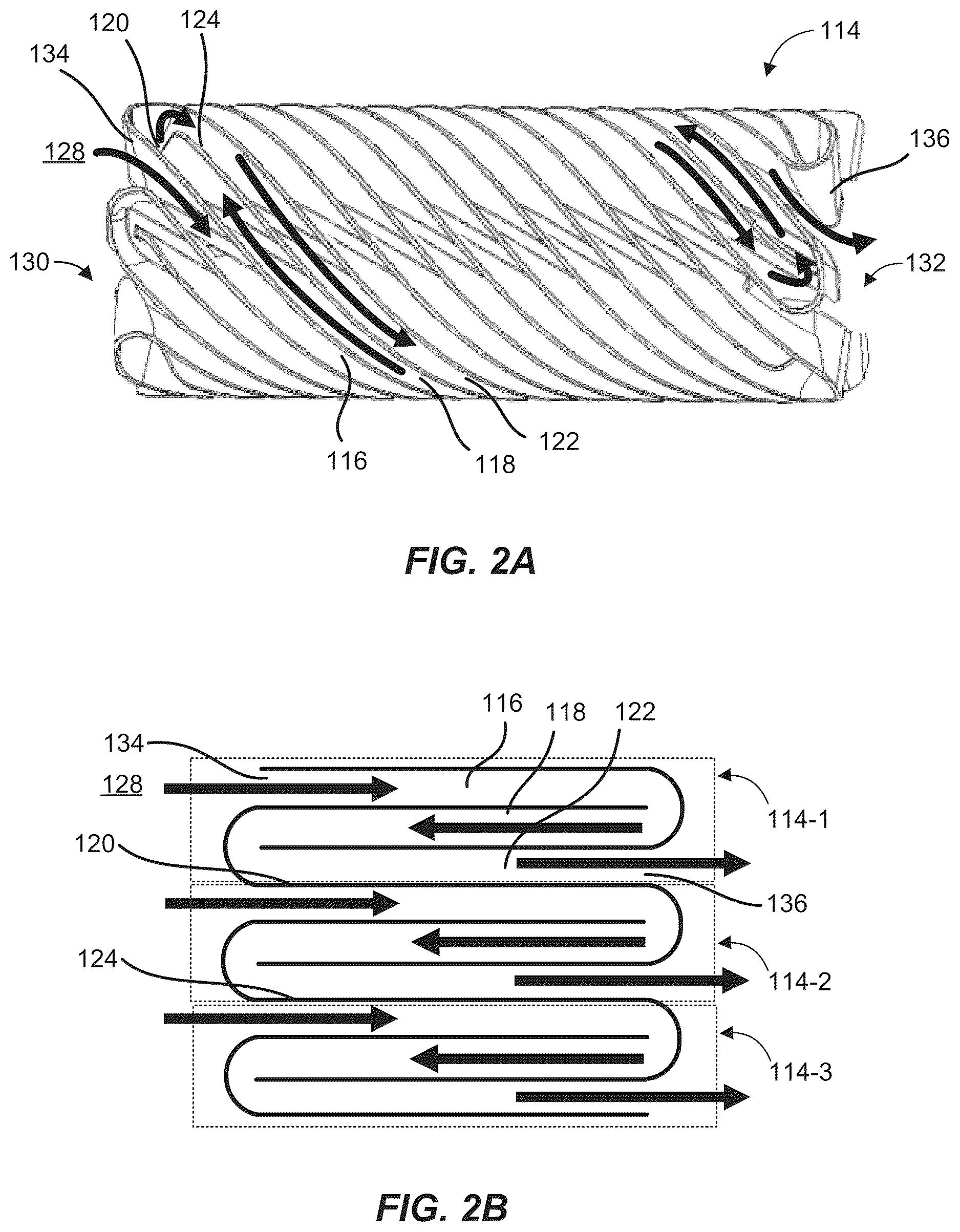 Patent US12618632 Figure 2 – Off-axis serpentine flow chamber for firearm suppressors