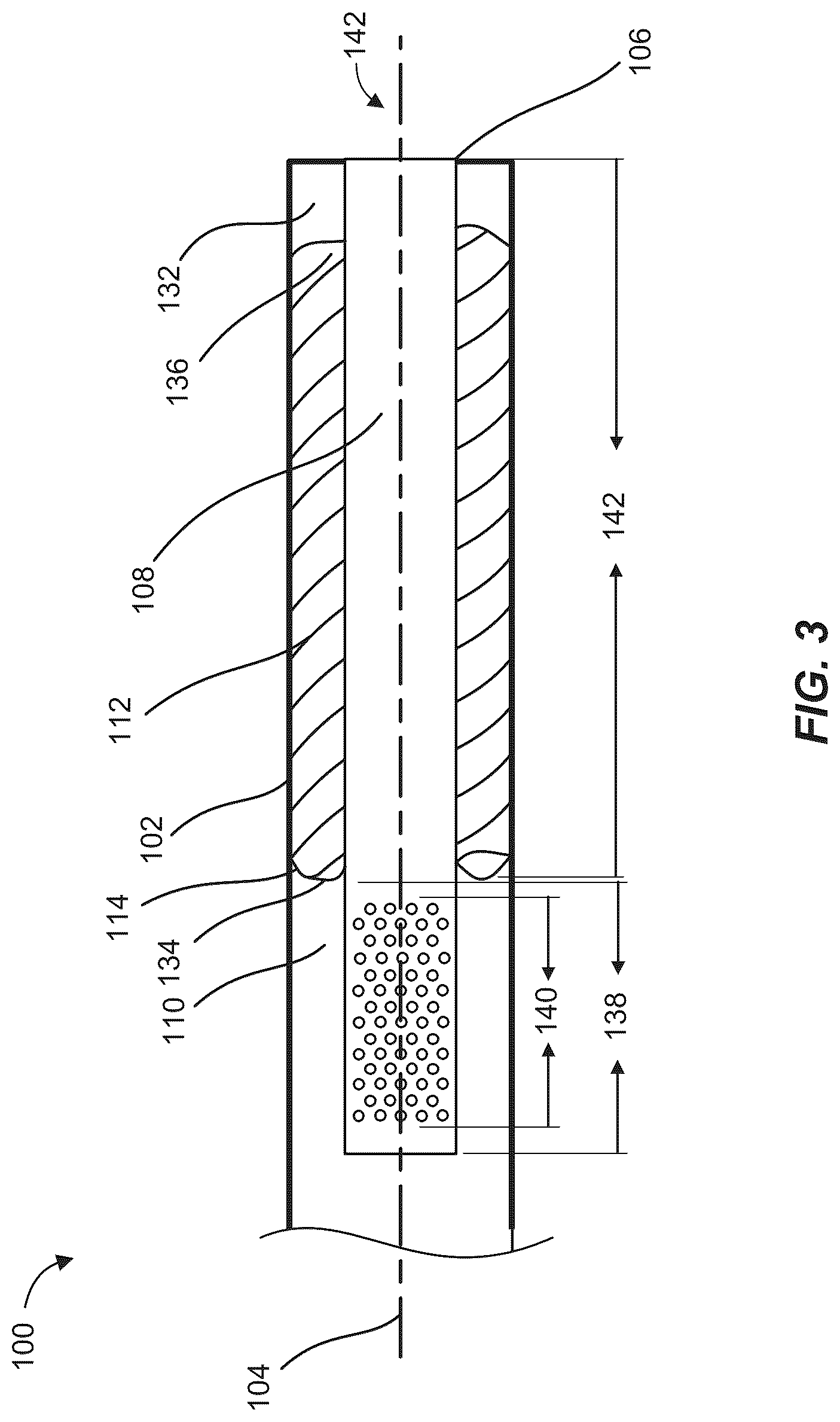 Patent US12618632 Figure 3 – Off-axis serpentine flow chamber for firearm suppressors