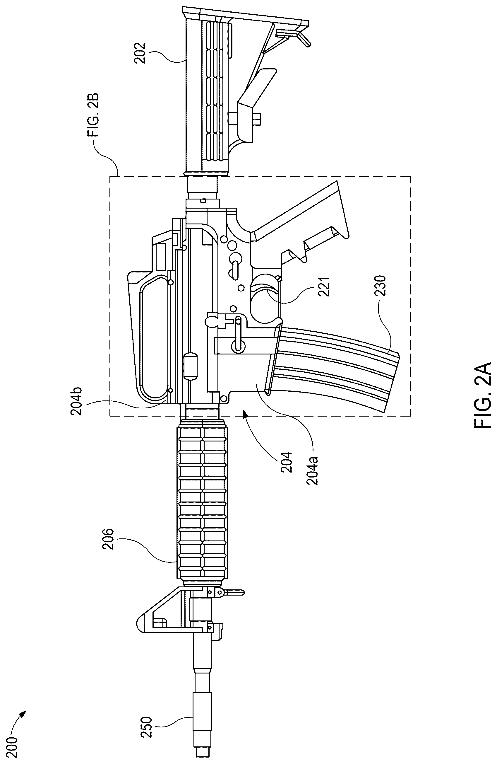 Patent US12618635 Figure 2 – Weapon emulator simulating a muzzle flash