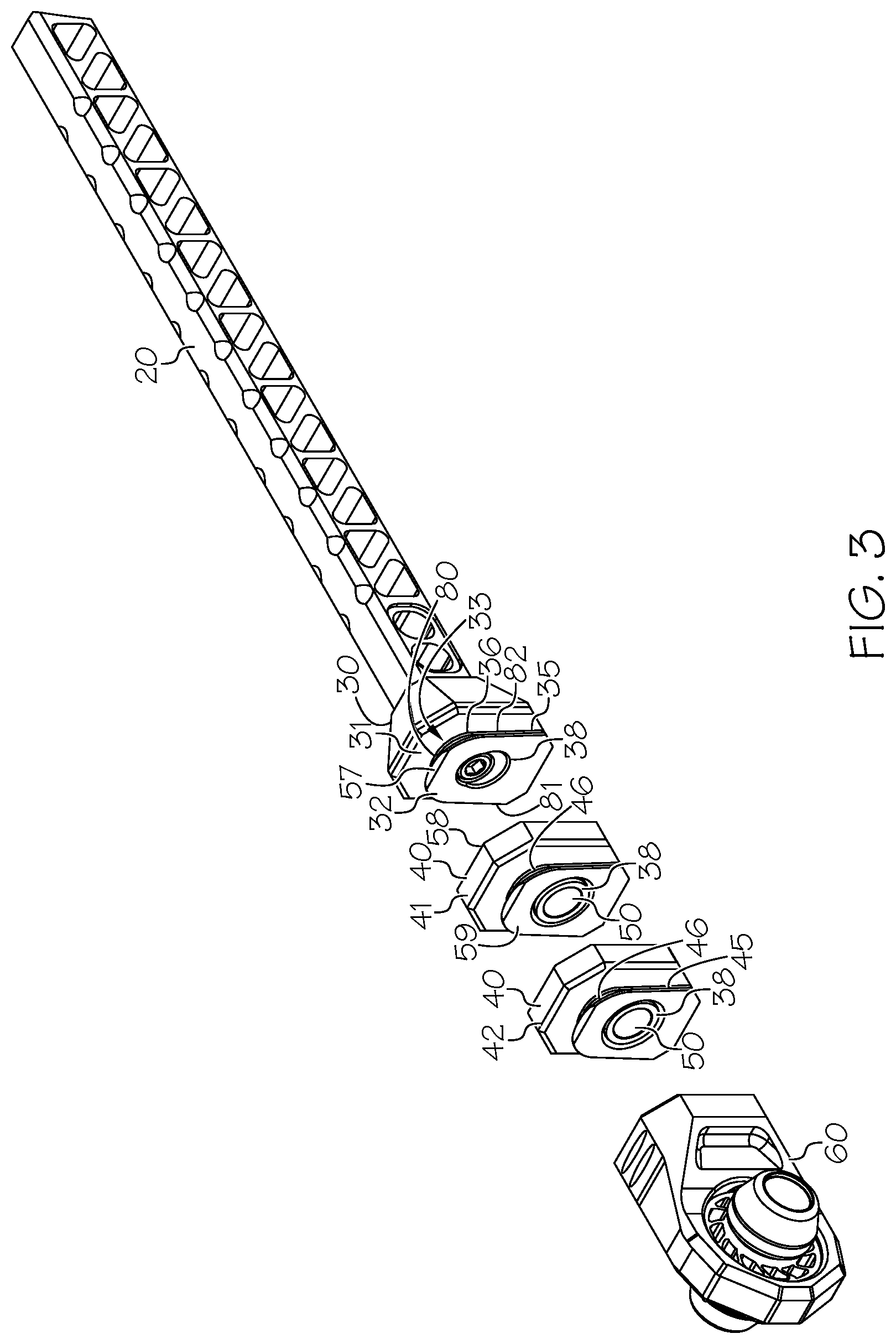 Patent US12618636 Figure 3 – Archery bow stabilizer
