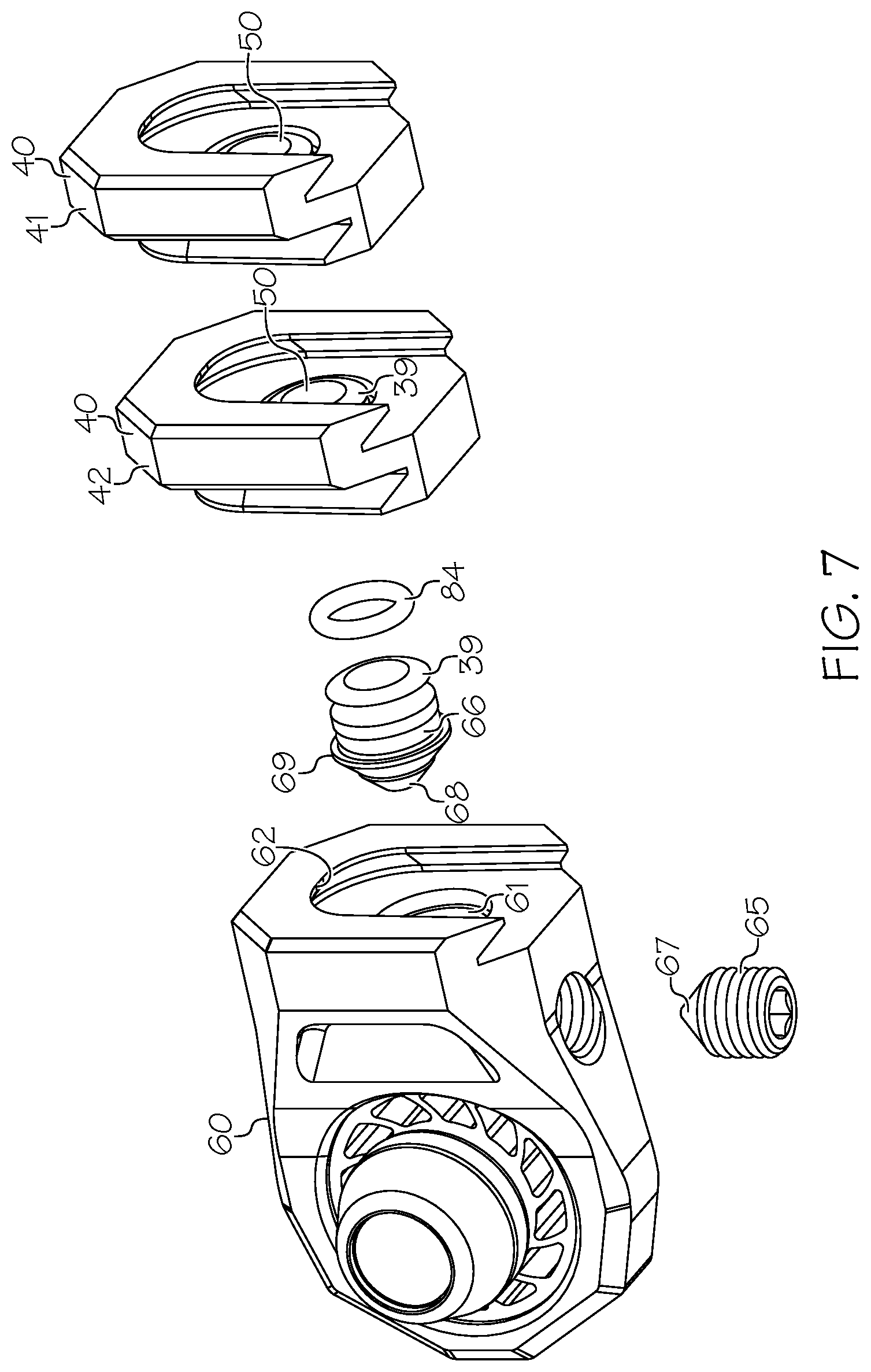 Patent US12618636 Figure 7 – Archery bow stabilizer
