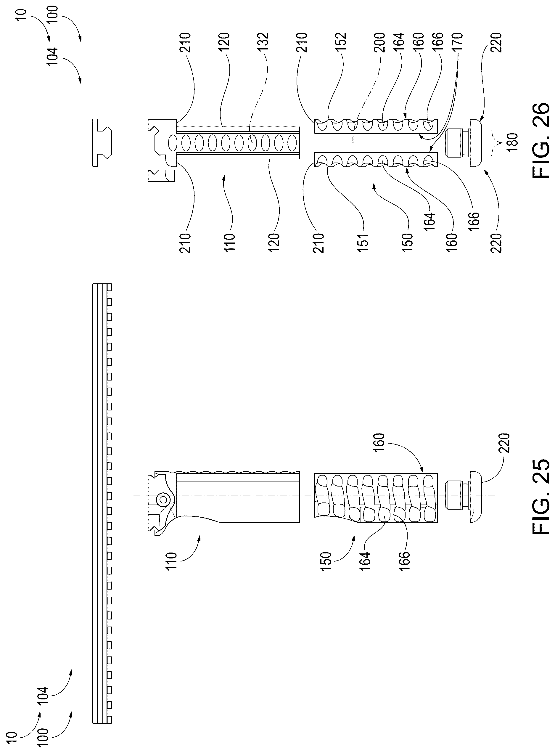 Patent US12618639 Figure 14 – Grips for handheld projectile weapons, handheld projectile weapons that include the grips, and associated methods