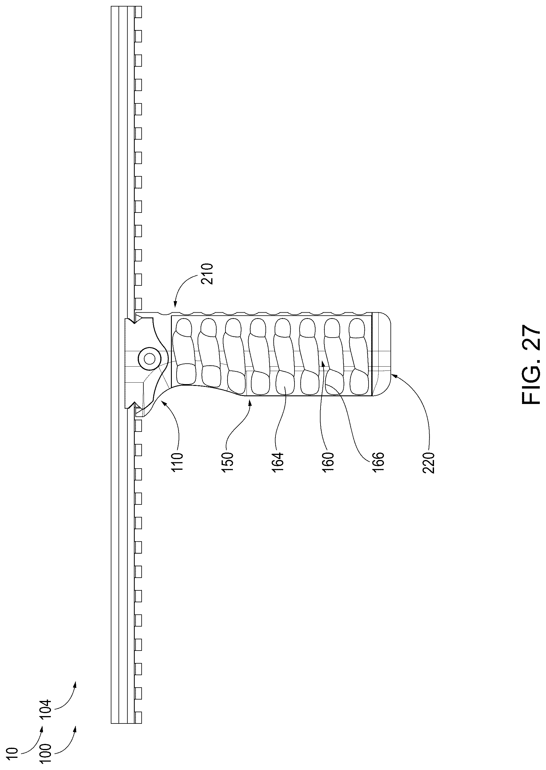 Patent US12618639 Figure 15 – Grips for handheld projectile weapons, handheld projectile weapons that include the grips, and associated methods