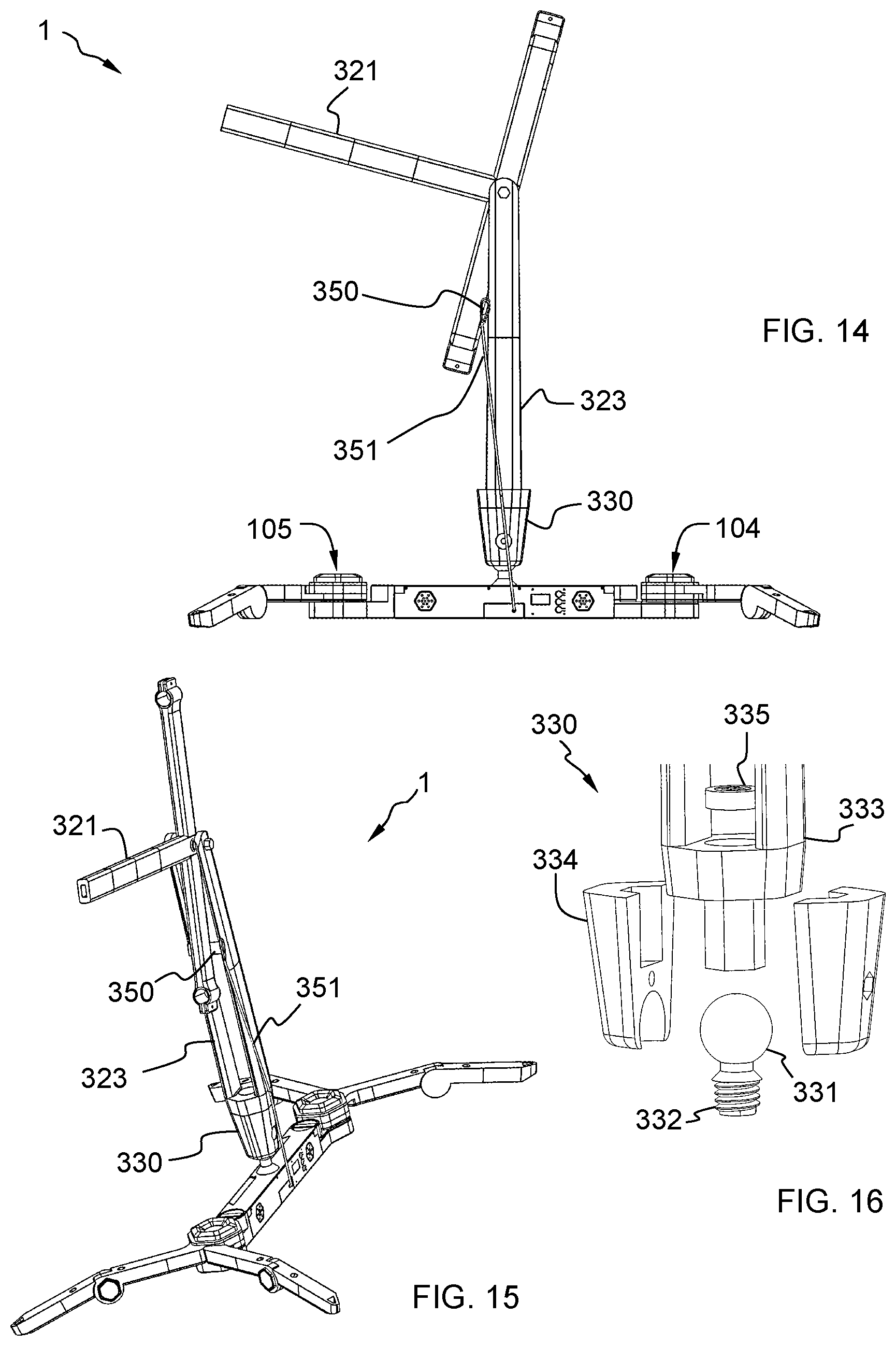 Patent US12618650 Figure 6 – Portable target stand
