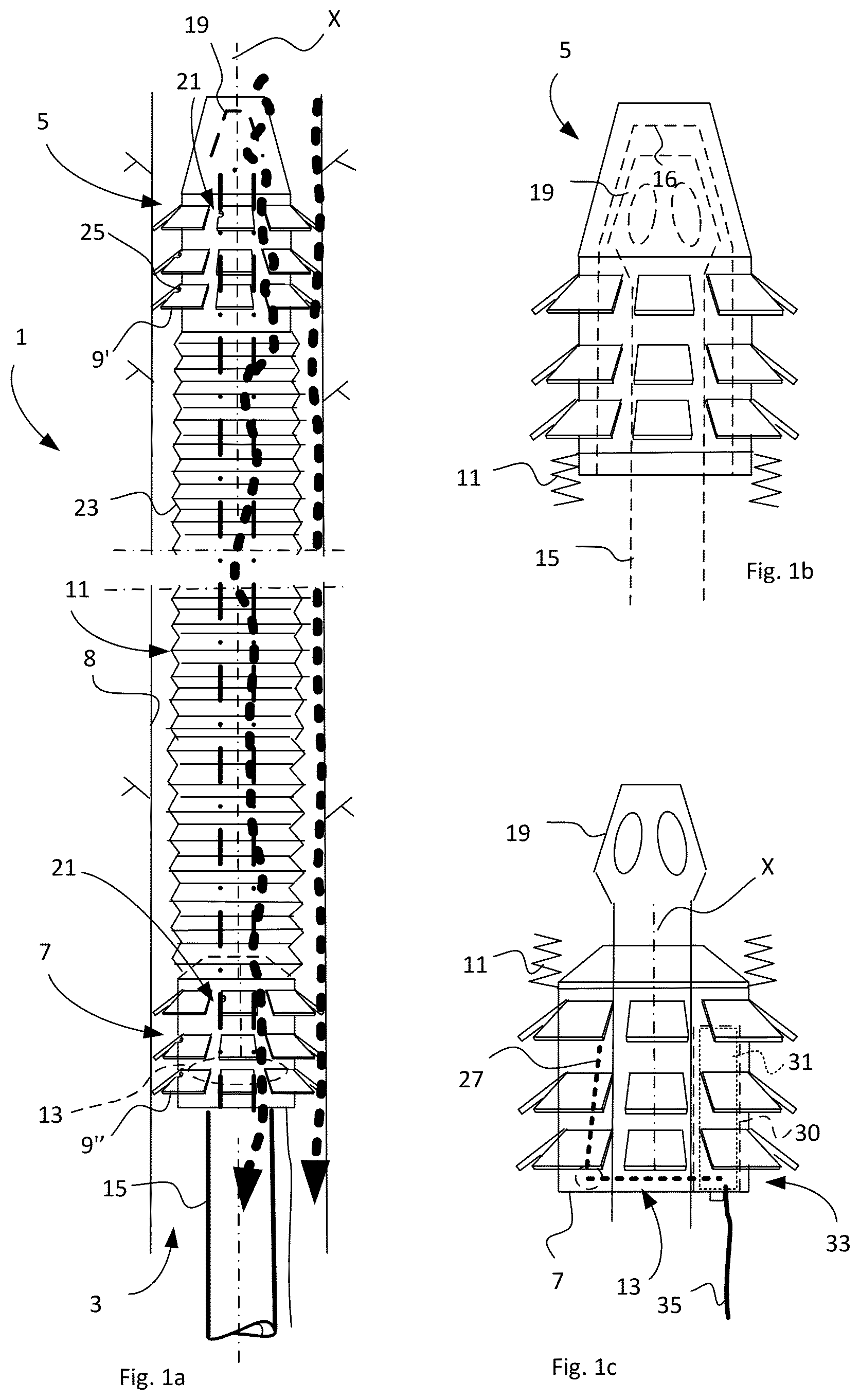 Patent US12618657 Figure 1 – Explosive material charging device for charging a borehole method of positioning an explosive material charging device explosive material charging vehicle and data medium