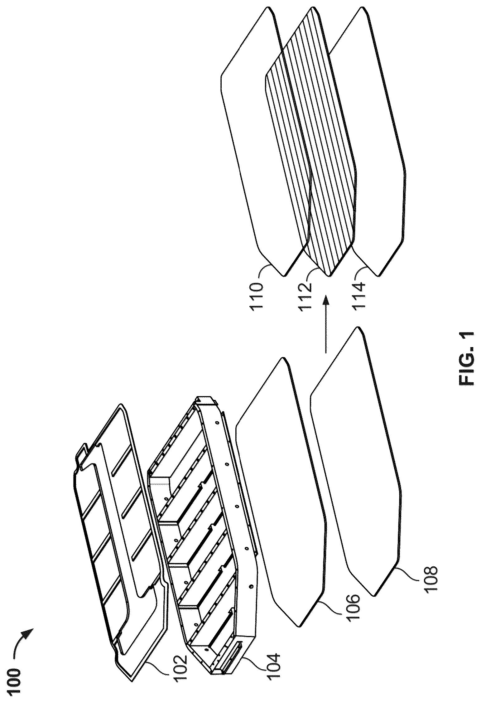 Patent US12618659 Figure 1 – Battery pack configured to determine a deformation event