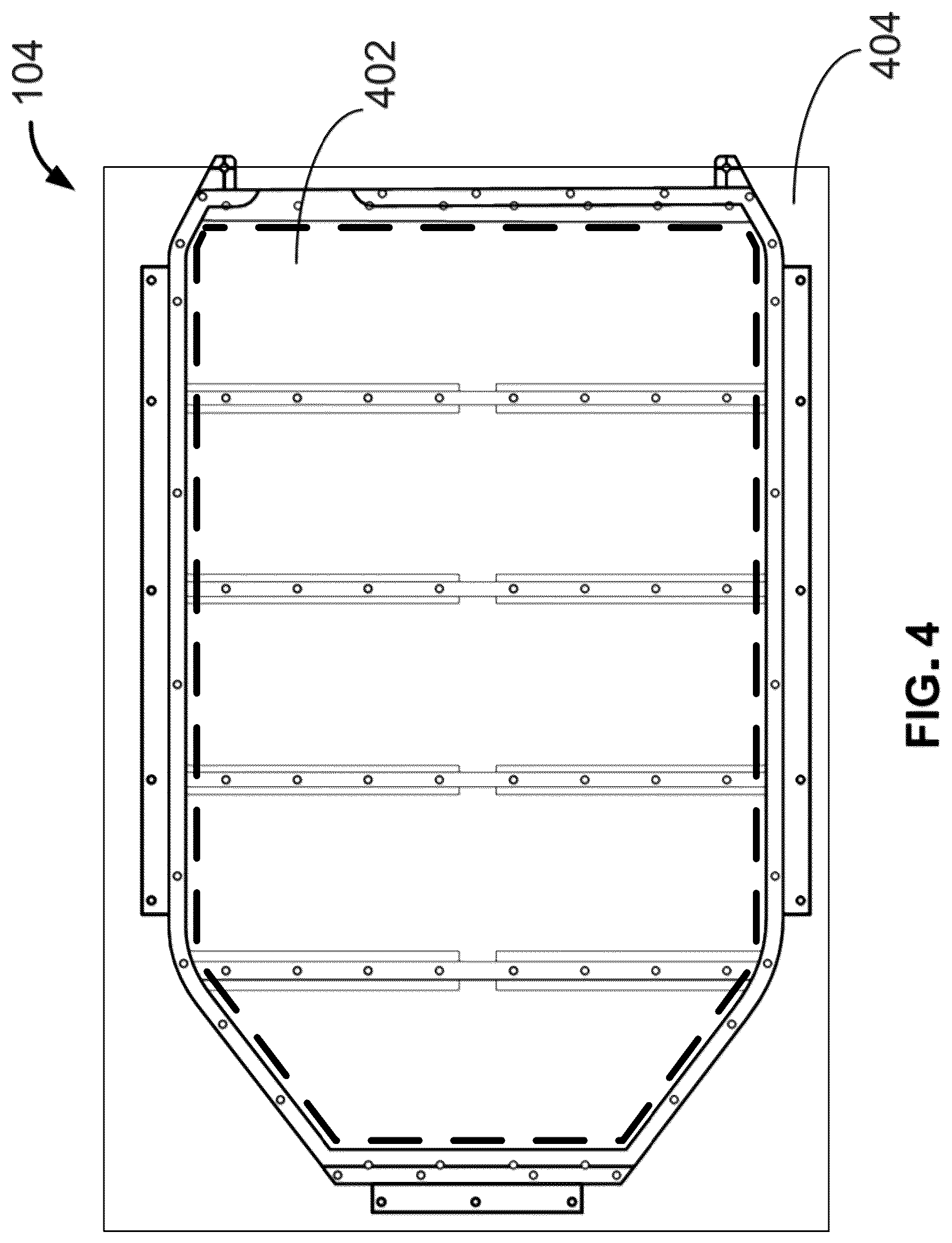 Patent US12618659 Figure 4 – Battery pack configured to determine a deformation event
