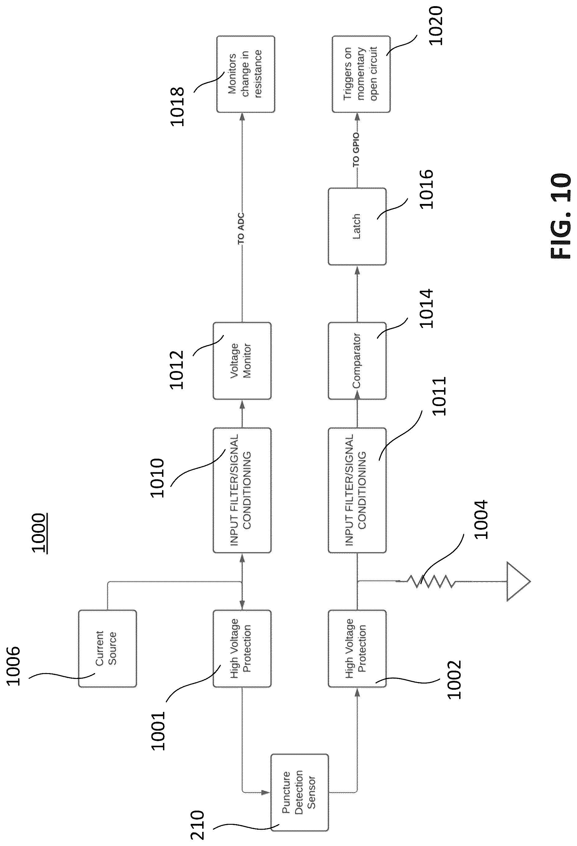 Patent US12618659 Figure 10 – Battery pack configured to determine a deformation event