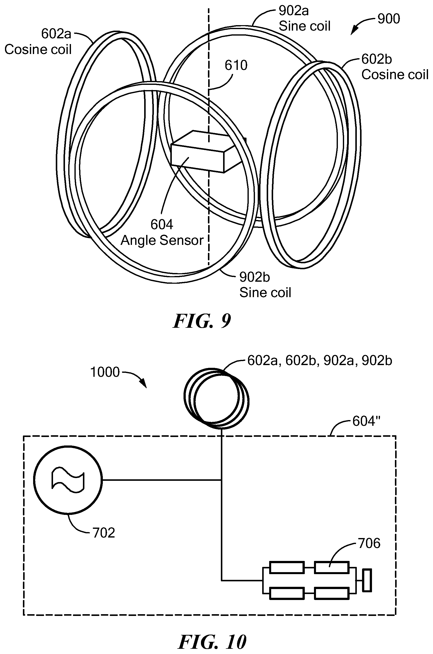 Patent US12618661 Figure 6 – Reducing stray magnetic field effect on an angle sensor