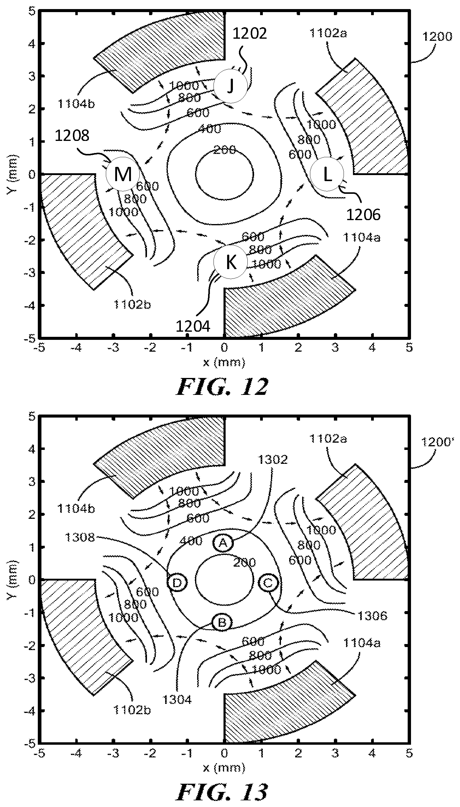Patent US12618661 Figure 8 – Reducing stray magnetic field effect on an angle sensor