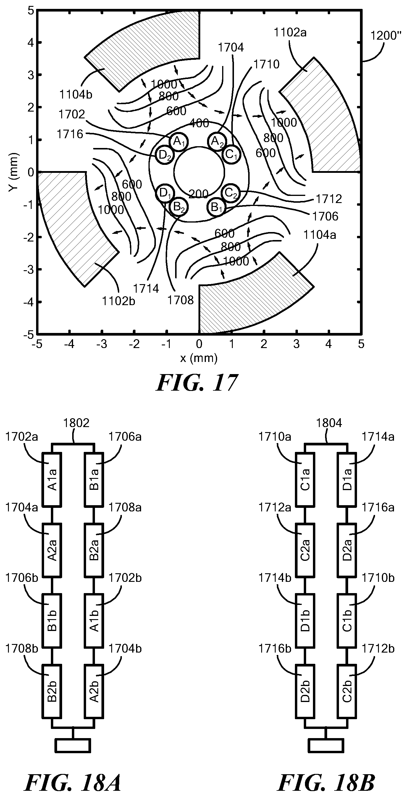 Patent US12618661 Figure 11 – Reducing stray magnetic field effect on an angle sensor