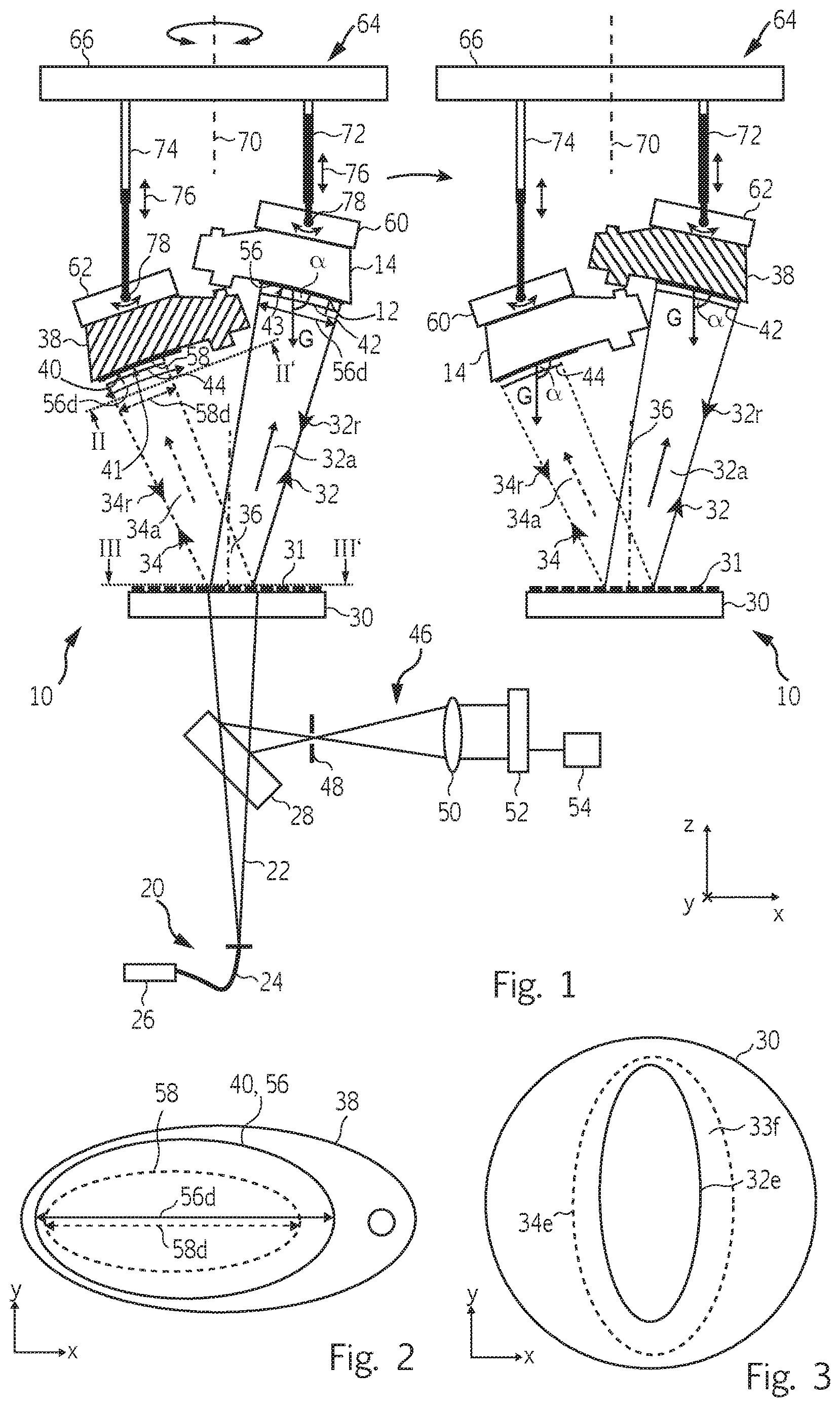 Patent US12618664 Figure 1 – Measuring device for interferometrically measuring a surface form