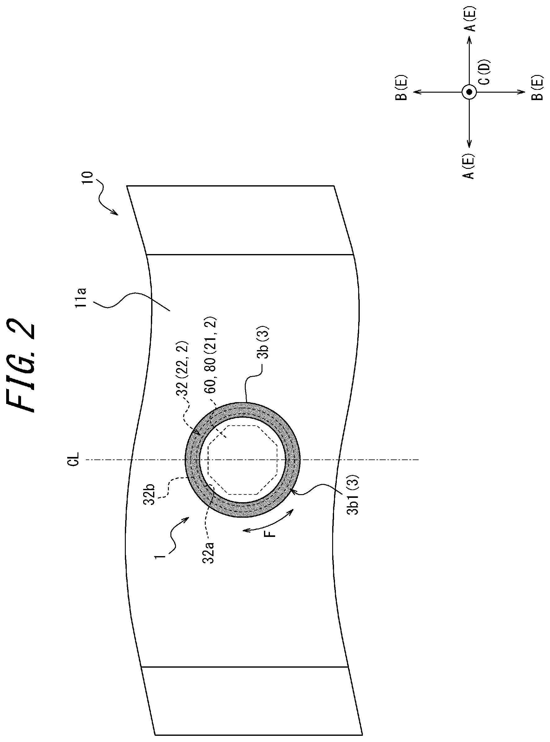 Patent US12618669 Figure 2 – Tire sensor and tire